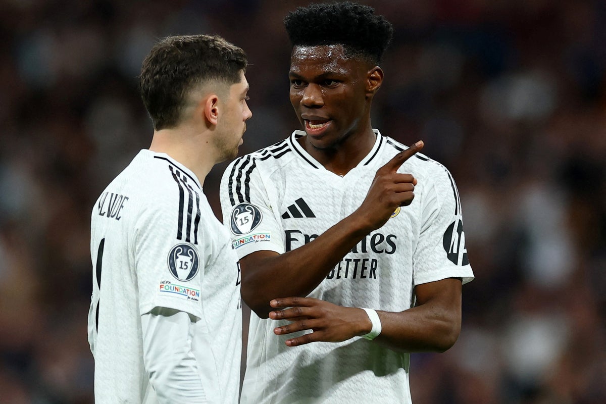 Real Madrid&rsquo;s Valverde suffers head injury after altercation with teammate