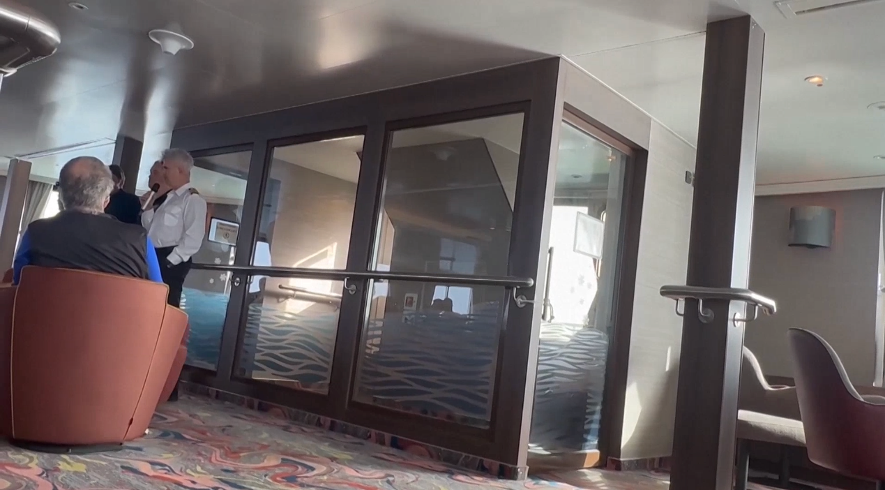 Video shows MV Hondius passenger’s death being announced on board