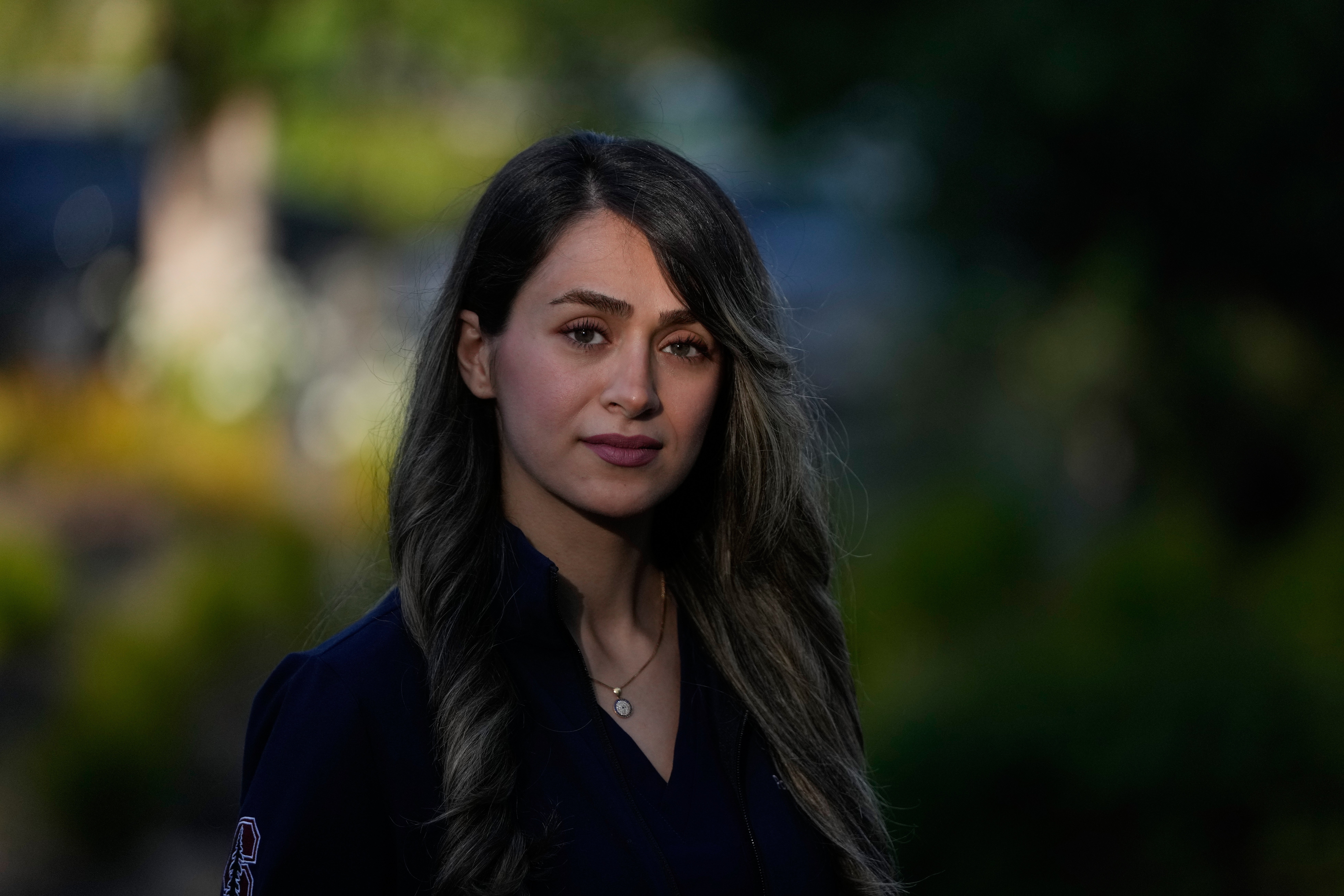 Iranian Dr. Zahra Shokri Varniab, who came to the United States three years ago to conduct radiology research