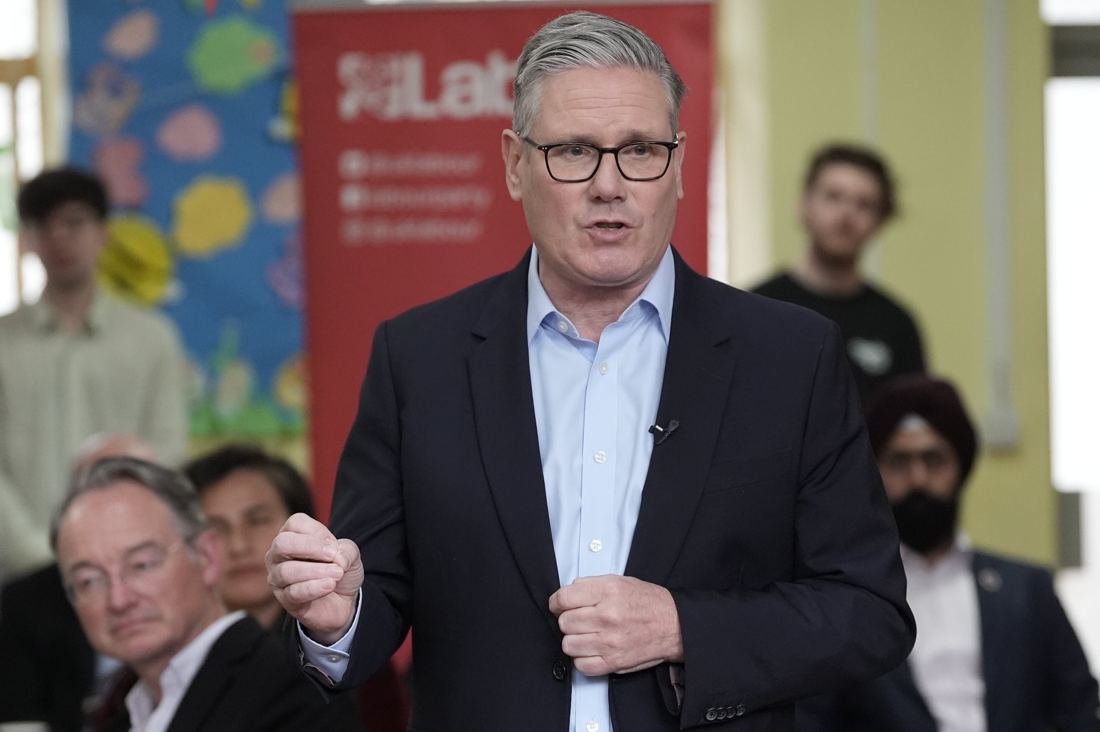 Prime Minister Sir Keir Starmer said he would not walk away (Stefan Rousseau/PA)