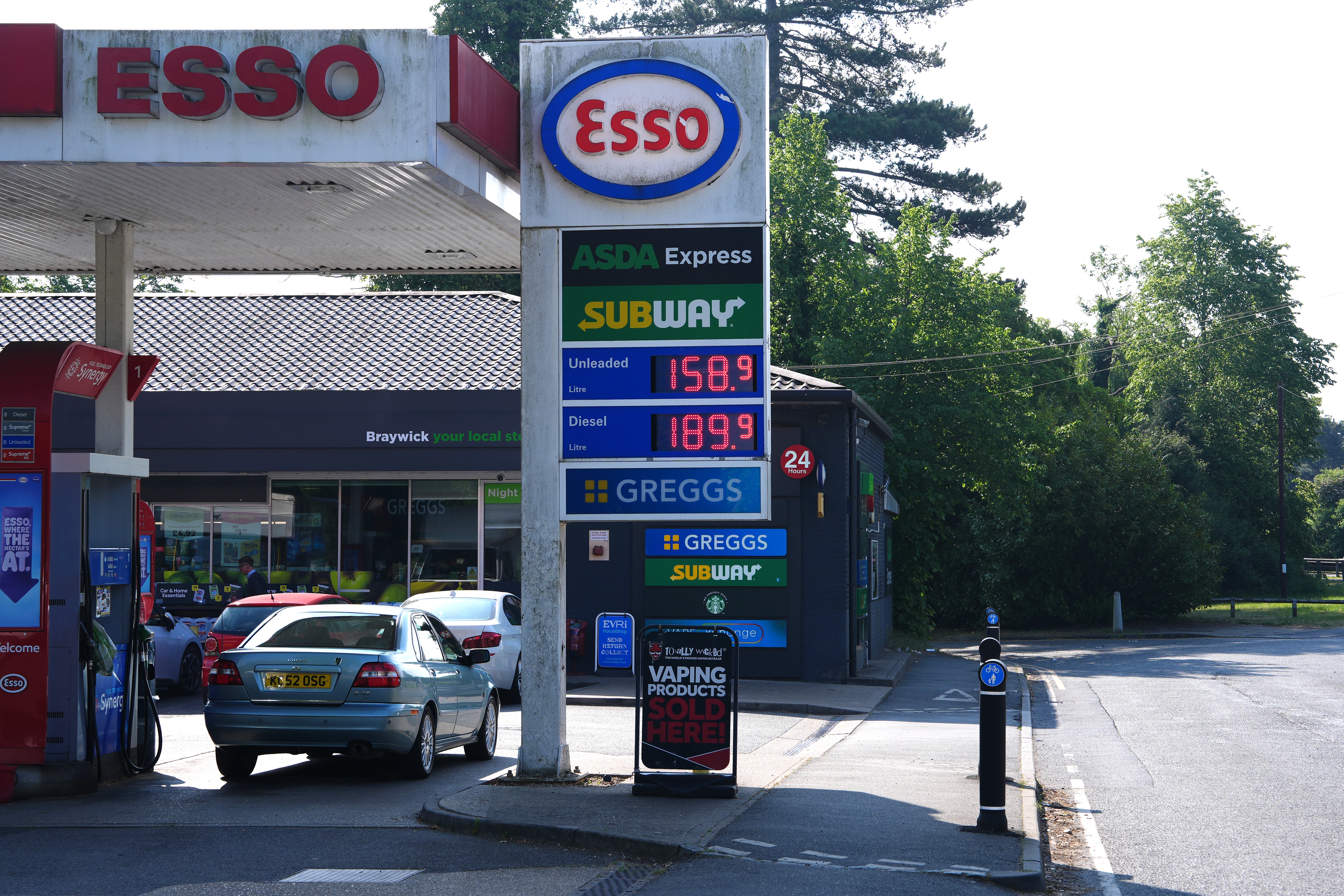 The war in the Middle East has forced up petrol prices around the world