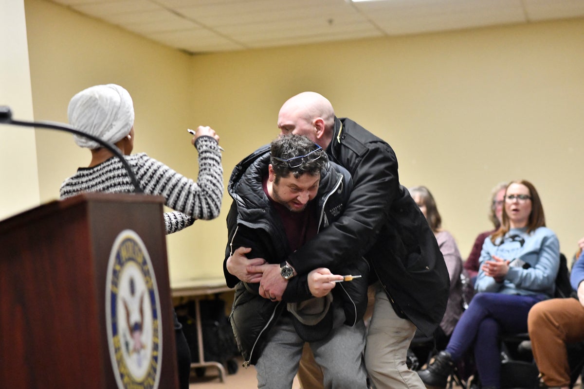 Man sentenced for spraying vinegar on Rep. Ilhan Omar in town hall attack