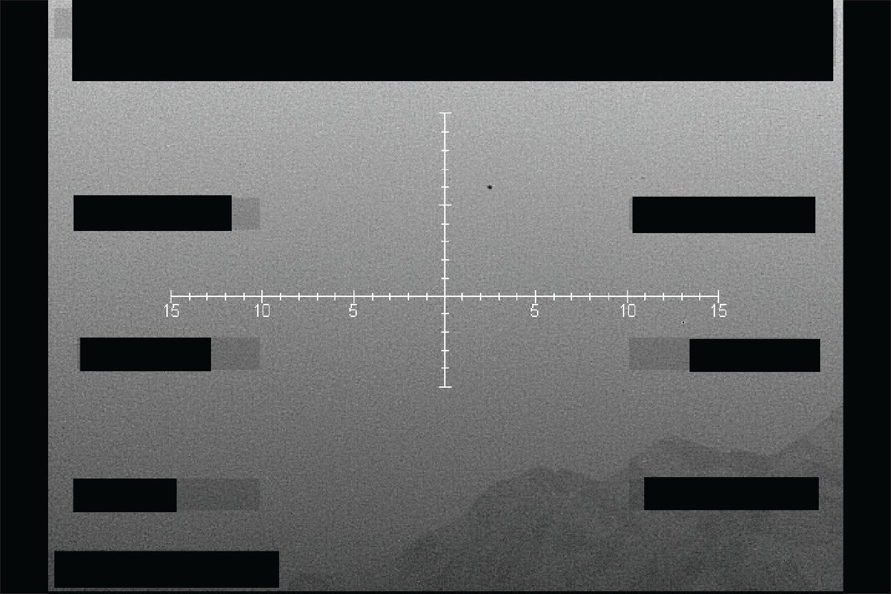 Infrared still image of an unidentified object over the western U.S. in September 2025