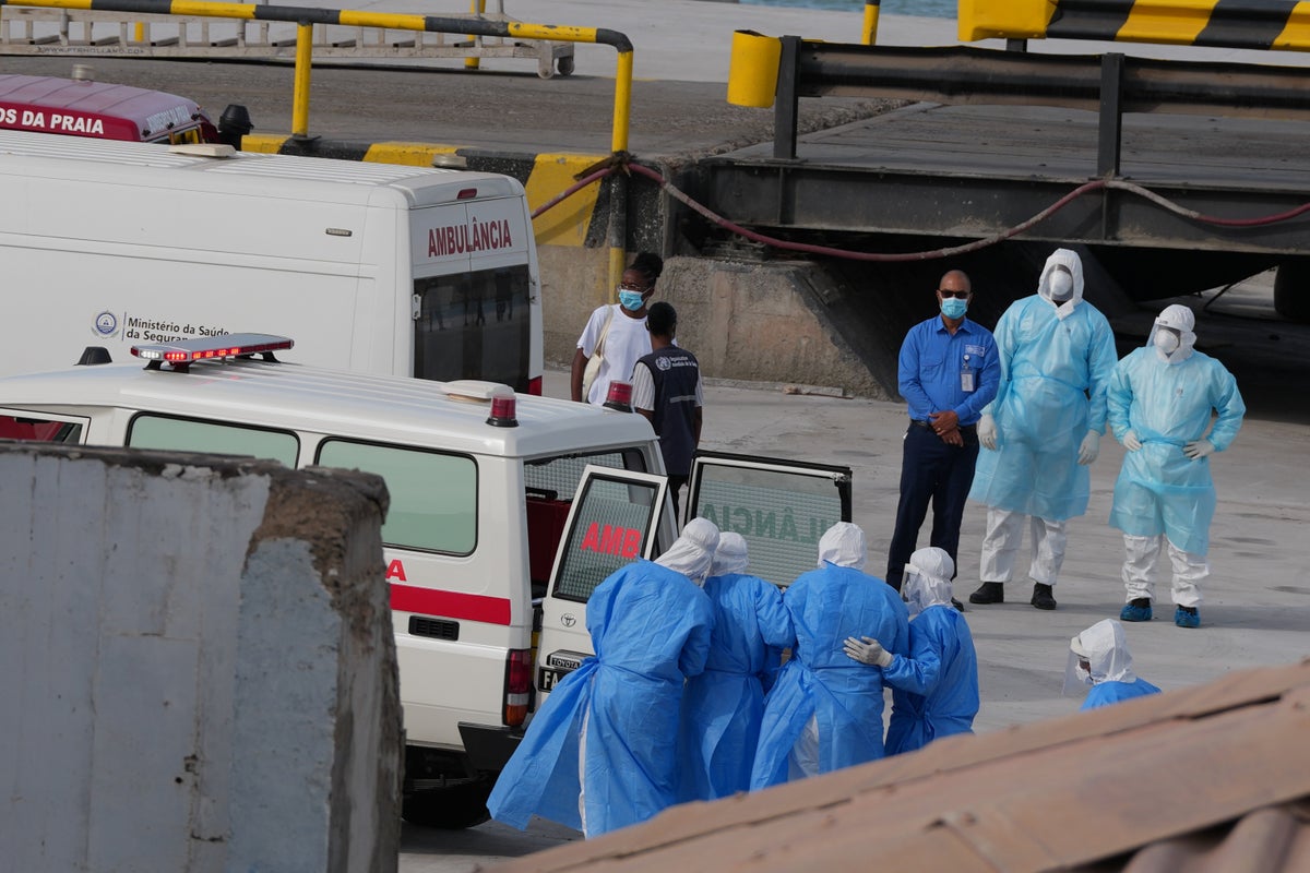 The Latest: Stricken cruise ship heads for the Canaries as authorities rush to identify contacts