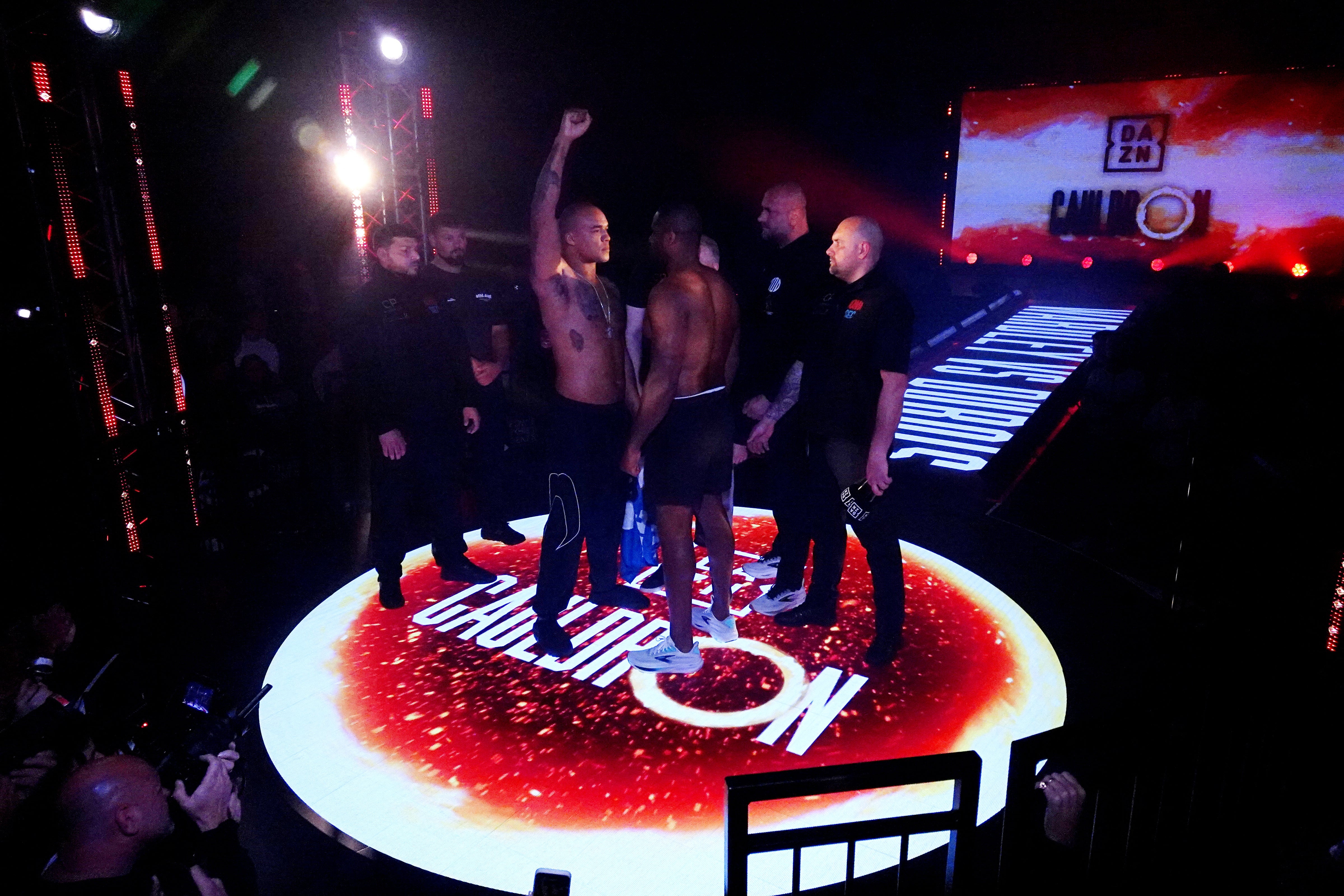Wardley and Dubois faced off at the weigh-in