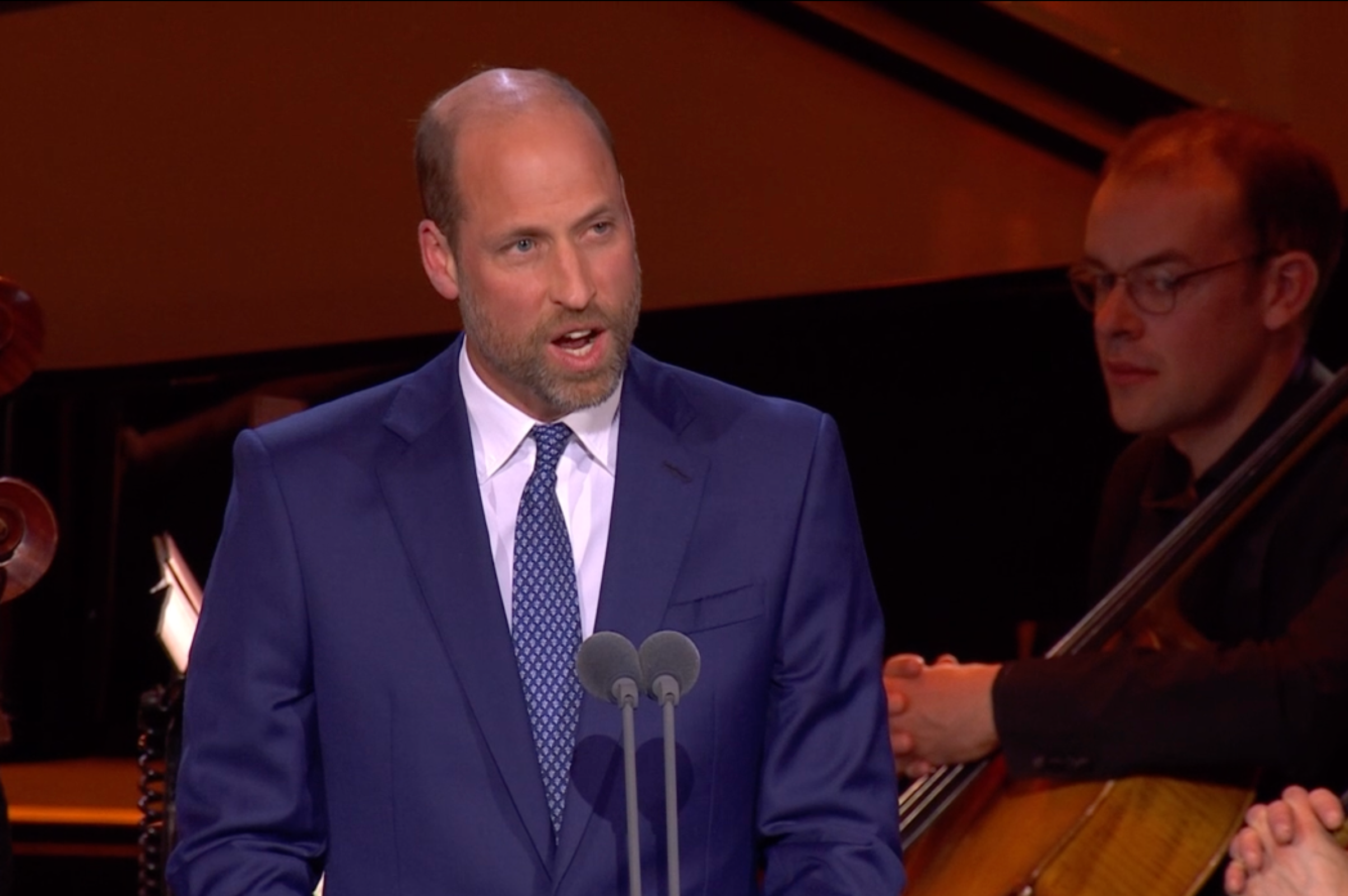 Prince William delivers a moving speech