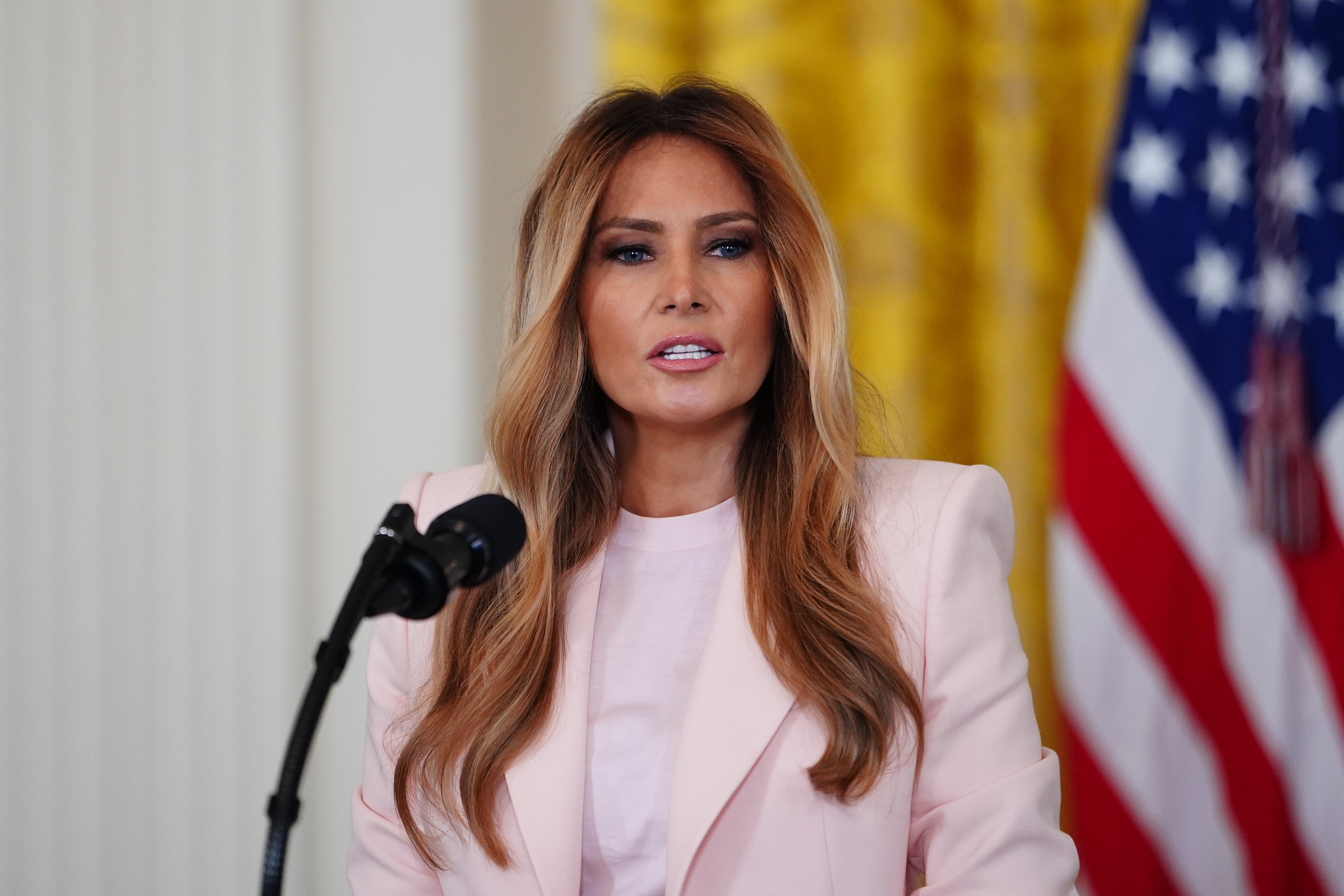 The piece, published Friday, sees the First Lady referred to mothers as “the foundation” of American democracy and the ‘first teachers of empathy, aspiration and discipline’