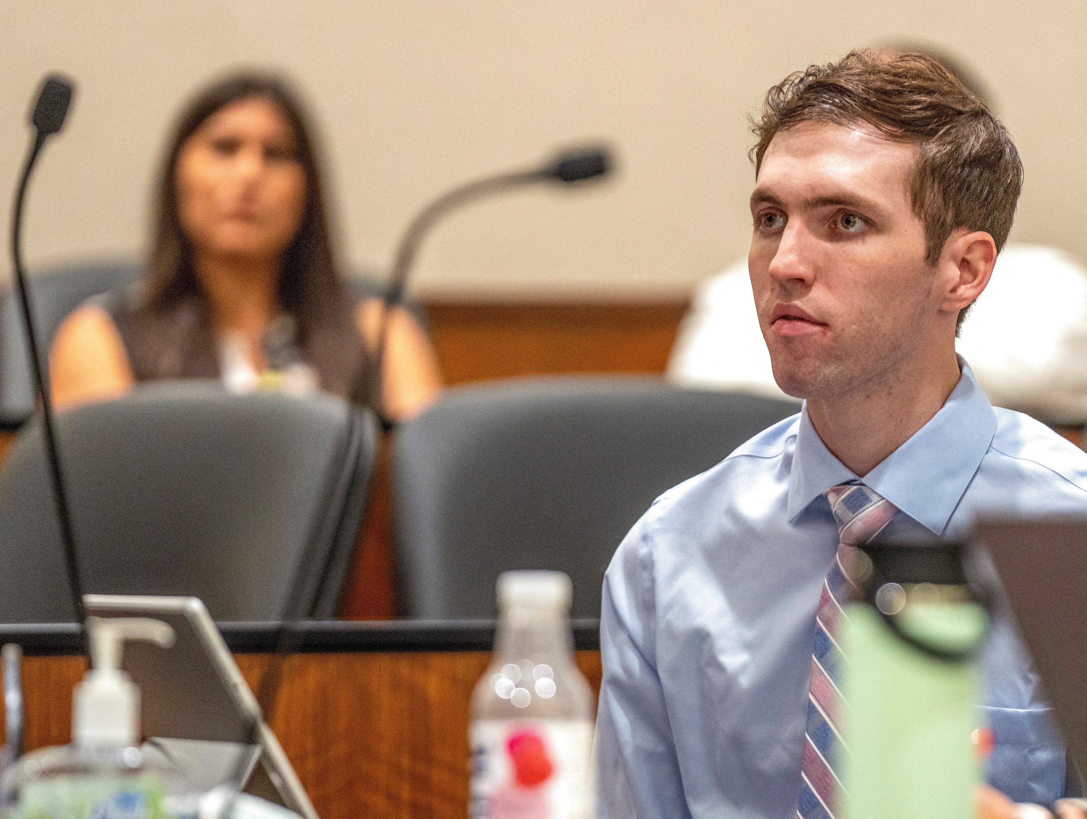 Tyler Robinson, pictured in court on April 17, during a hearing in the case involving the fatal shooting of Charlie Kirk. On May 8, a judge ruled that cameras would be allowed in the courtroom during future proceedings