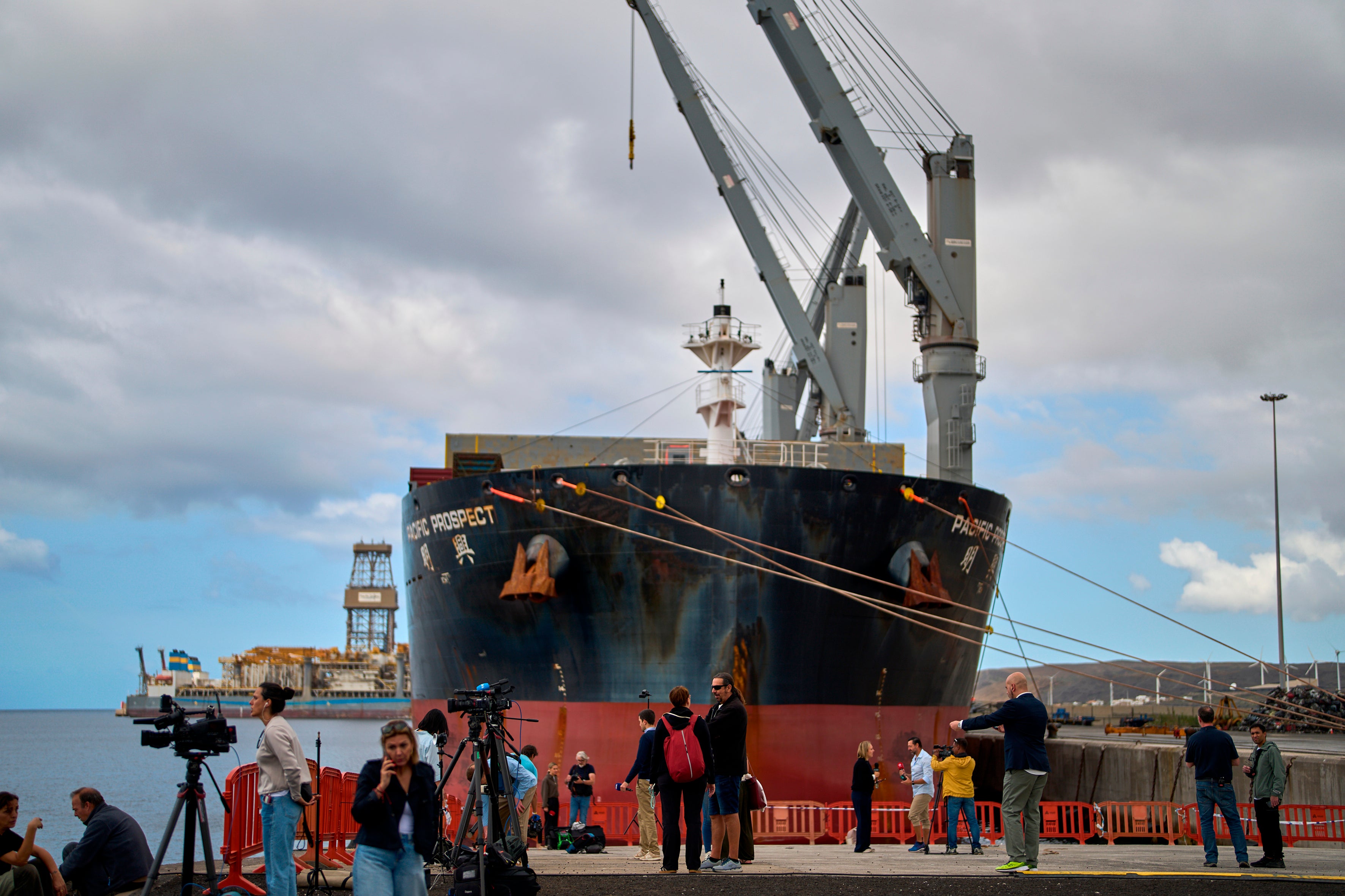 <p>The Hantavirus-stricken cruise ship is due to arrive in Tenerife</p>