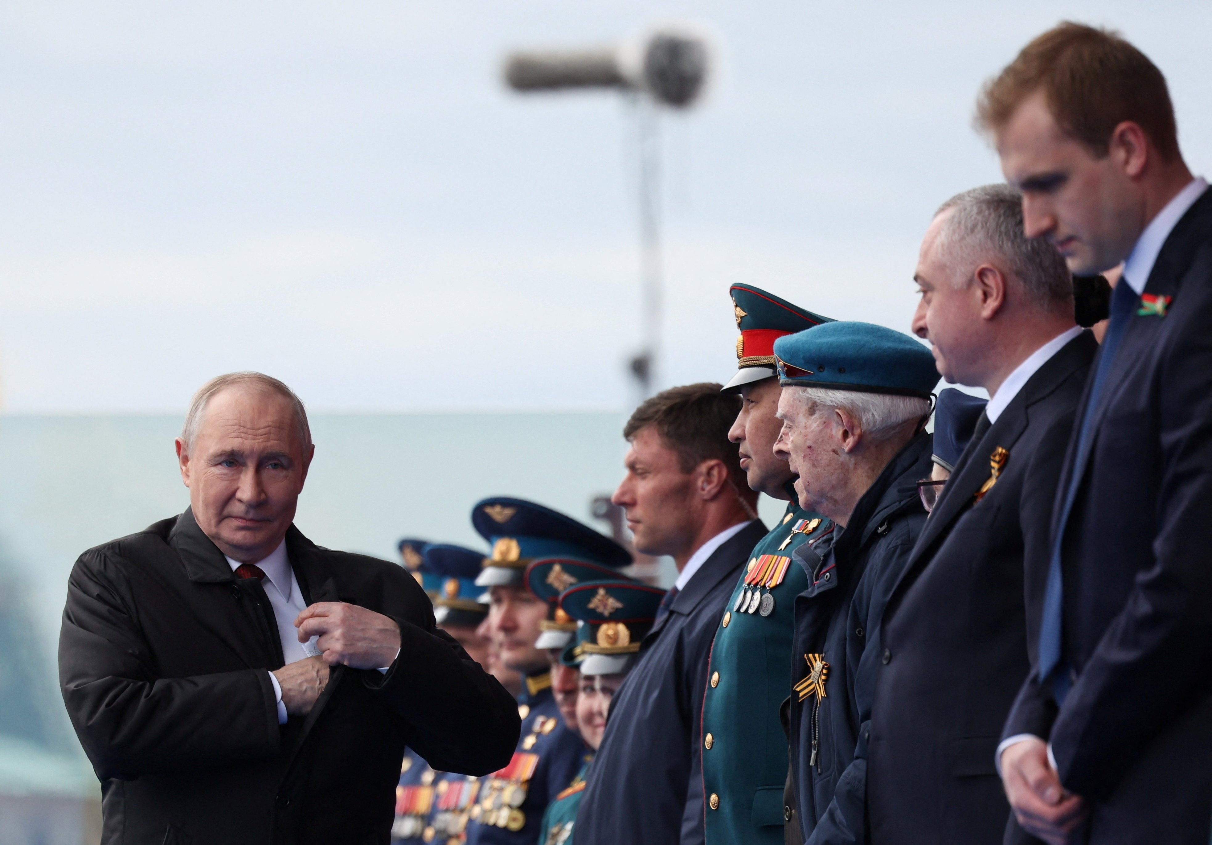 Putin vows Russia’s victory over Ukraine and criticises Nato at scaled-down Victory Day parade