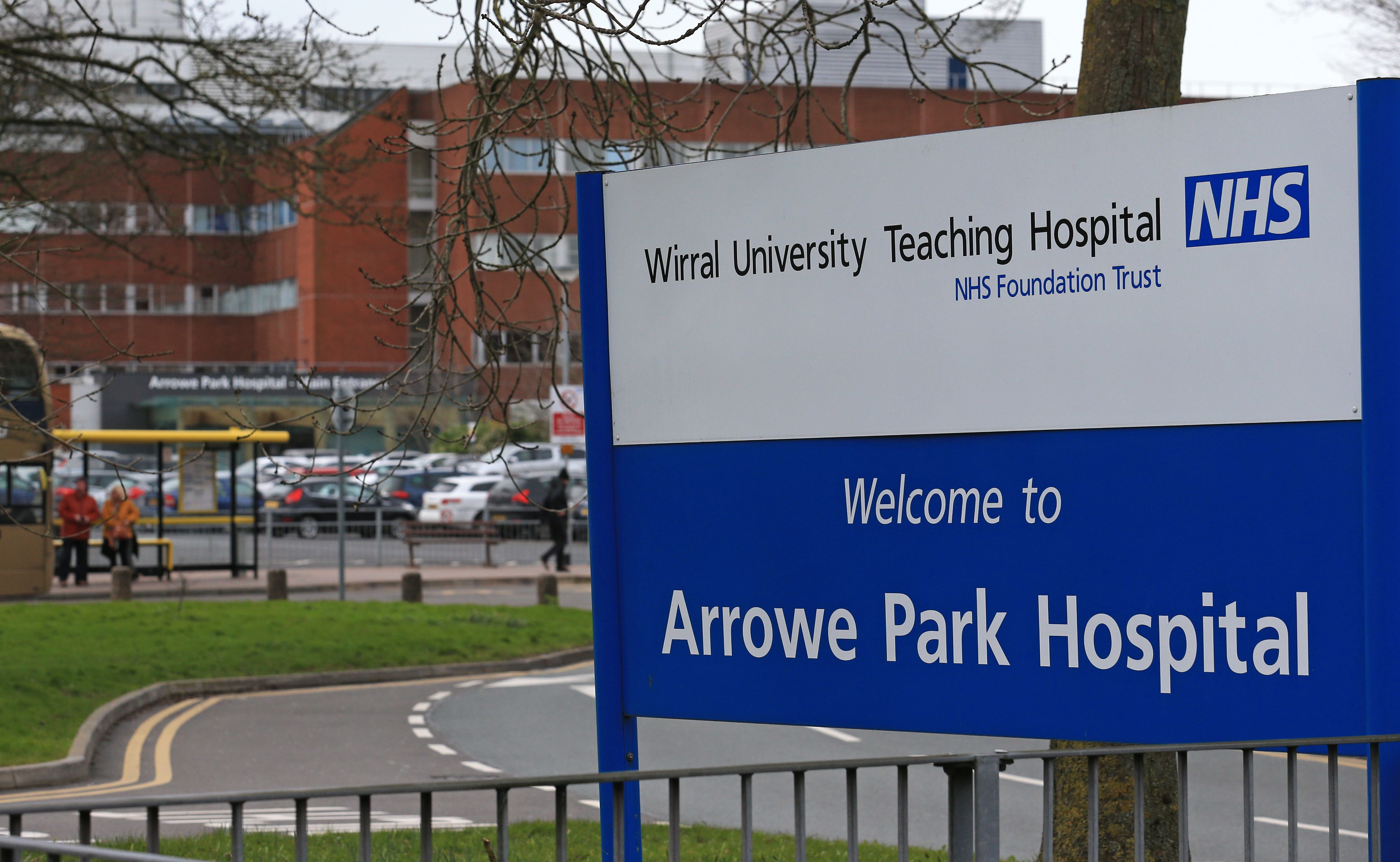Arrowe Park Hospital was where British nationals who were repatriated after a prolonged stay on a Covid-hit cruise ship in 2020 (AFP/Getty)