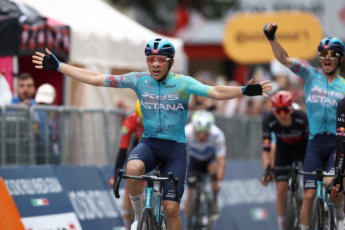 Guillermo Thomas Silva makes history at Giro on day of huge crash