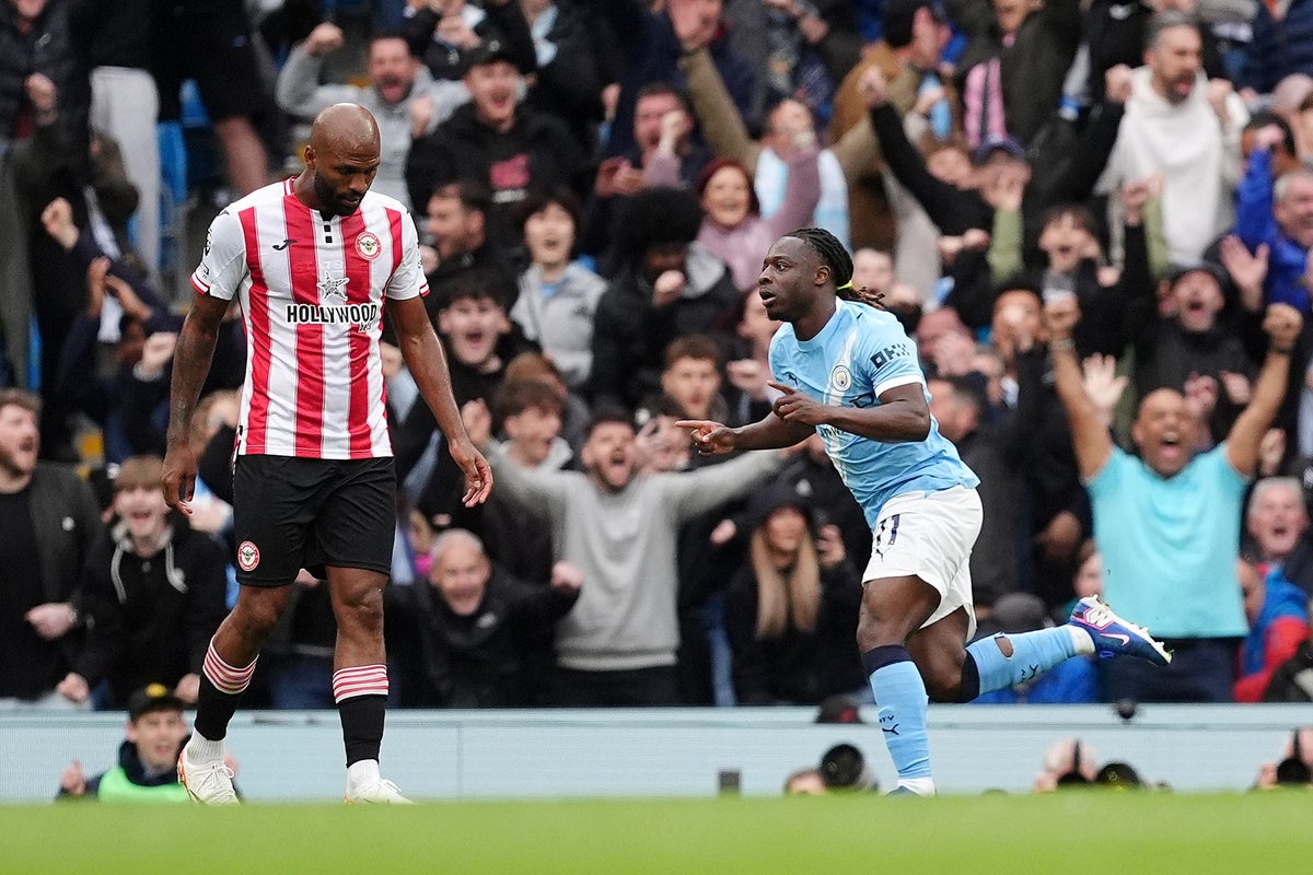 Jeremy Doku inspires Manchester City again in win over Brentford