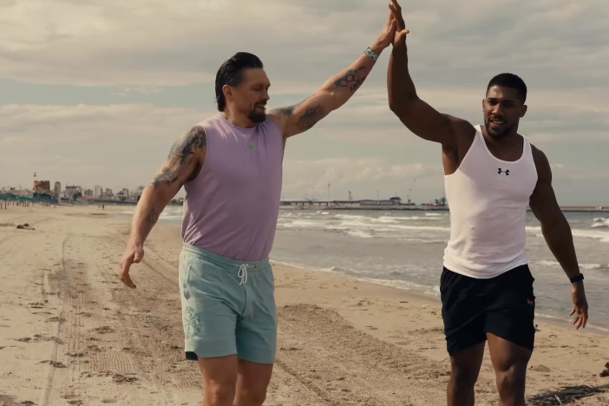 Anthony Joshua and Oleksandr Usyk recreate Rocky training montage as bromance blossoms – UK Times Anthony Joshua and Oleksandr Usyk recreate Rocky training montage as bromance blossoms – UK Times
