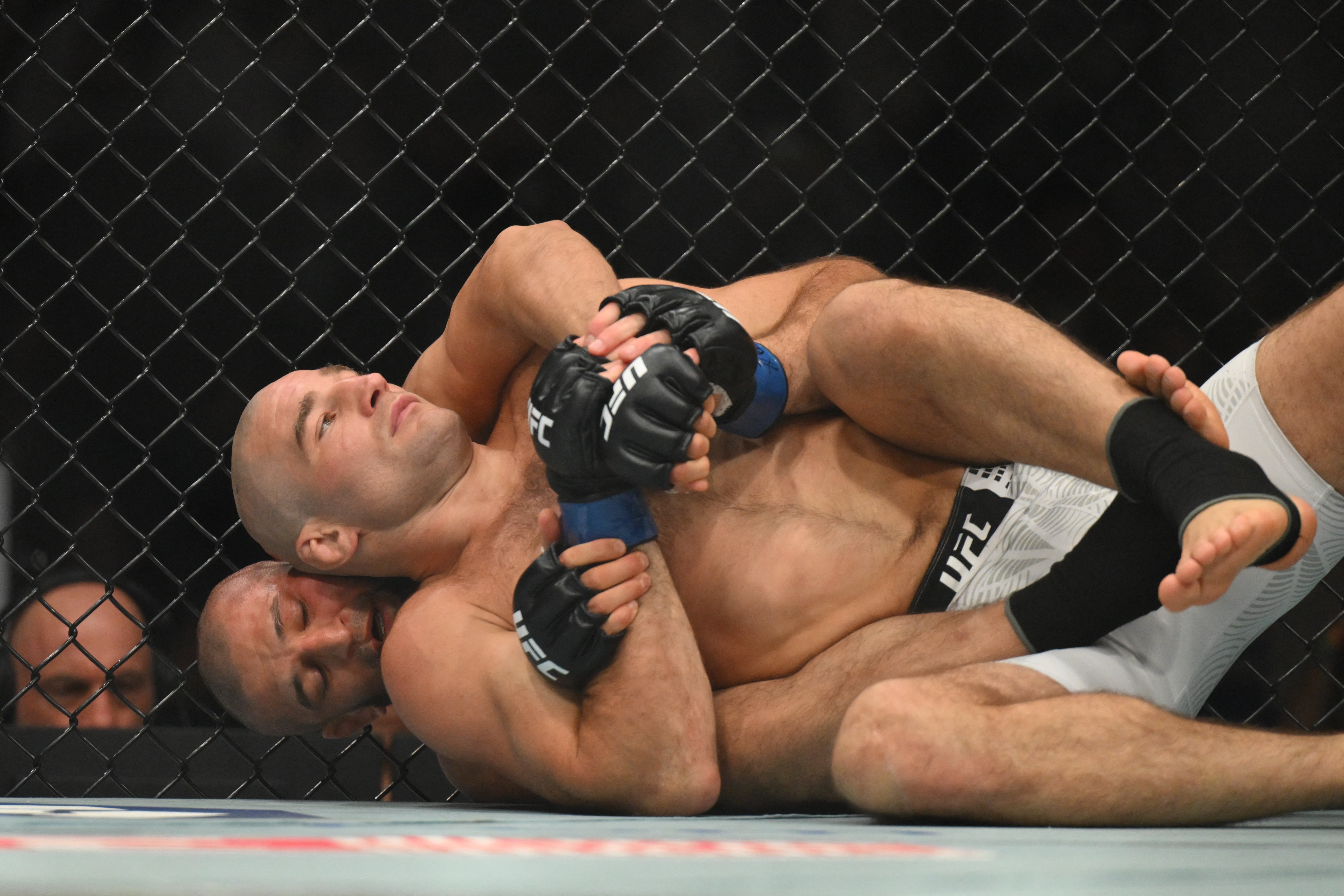 Chimaev controlled Strickland for the entirety of the first round but grappled much less thereafter