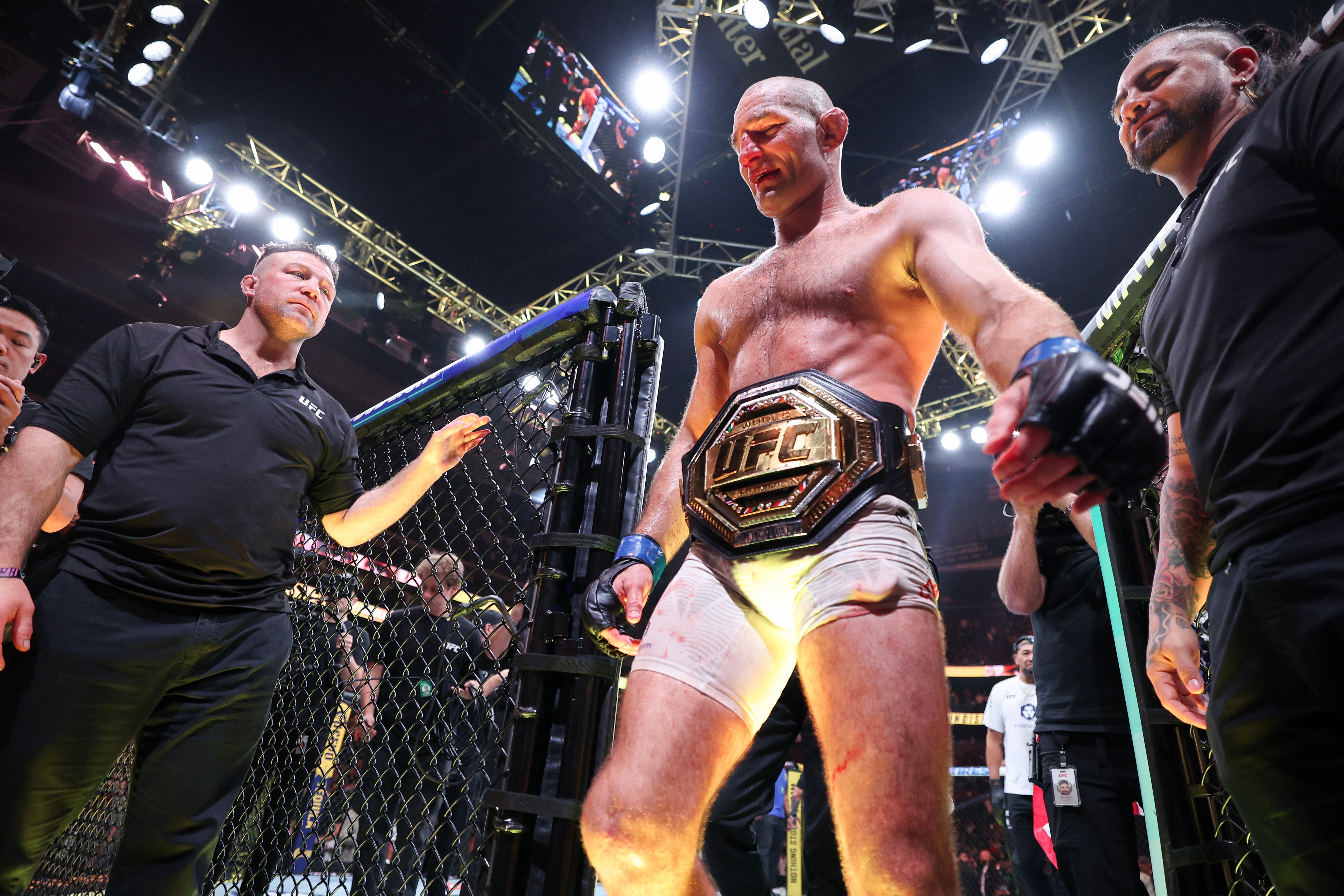Strickland has twice won UFC gold with huge upset victories
