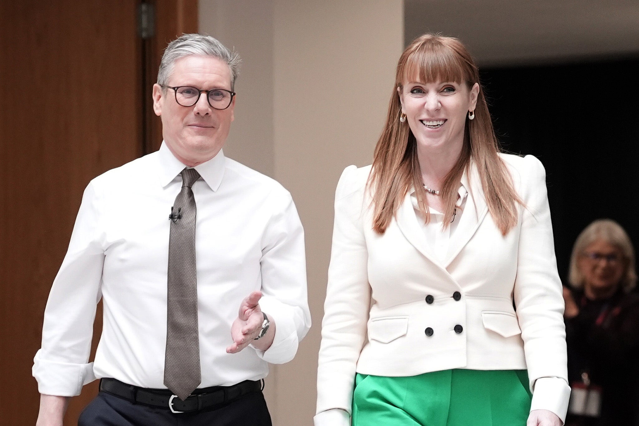 Angela Rayner has issued a statement attacking the progress made by Labour under Sir Keir Starmer
