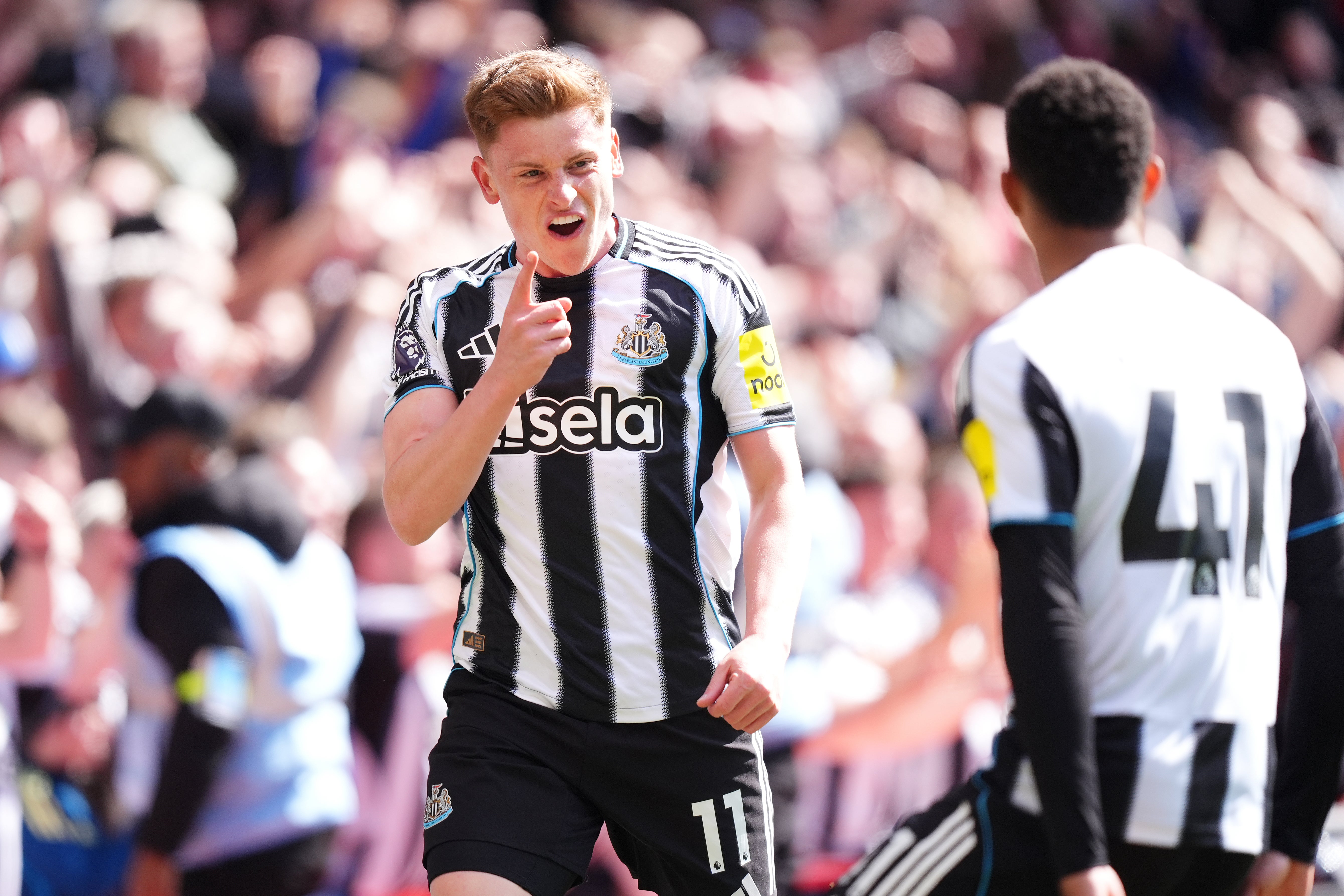 Harvey Barnes could be given a bigger role after the departure of Anthony Gordon (PA)