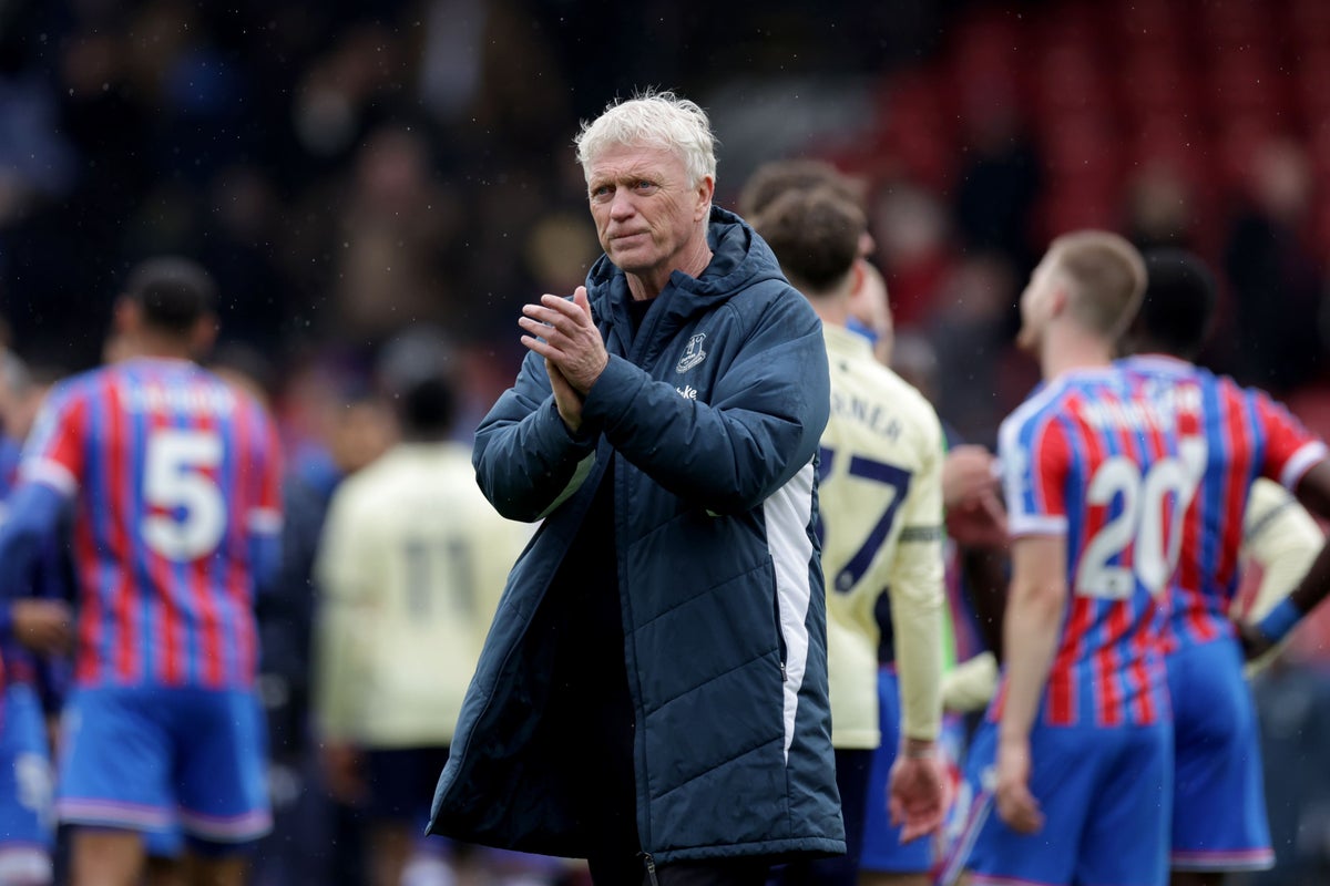David Moyes admits Europe is ‘drifting away’ from Everton after draw at Palace