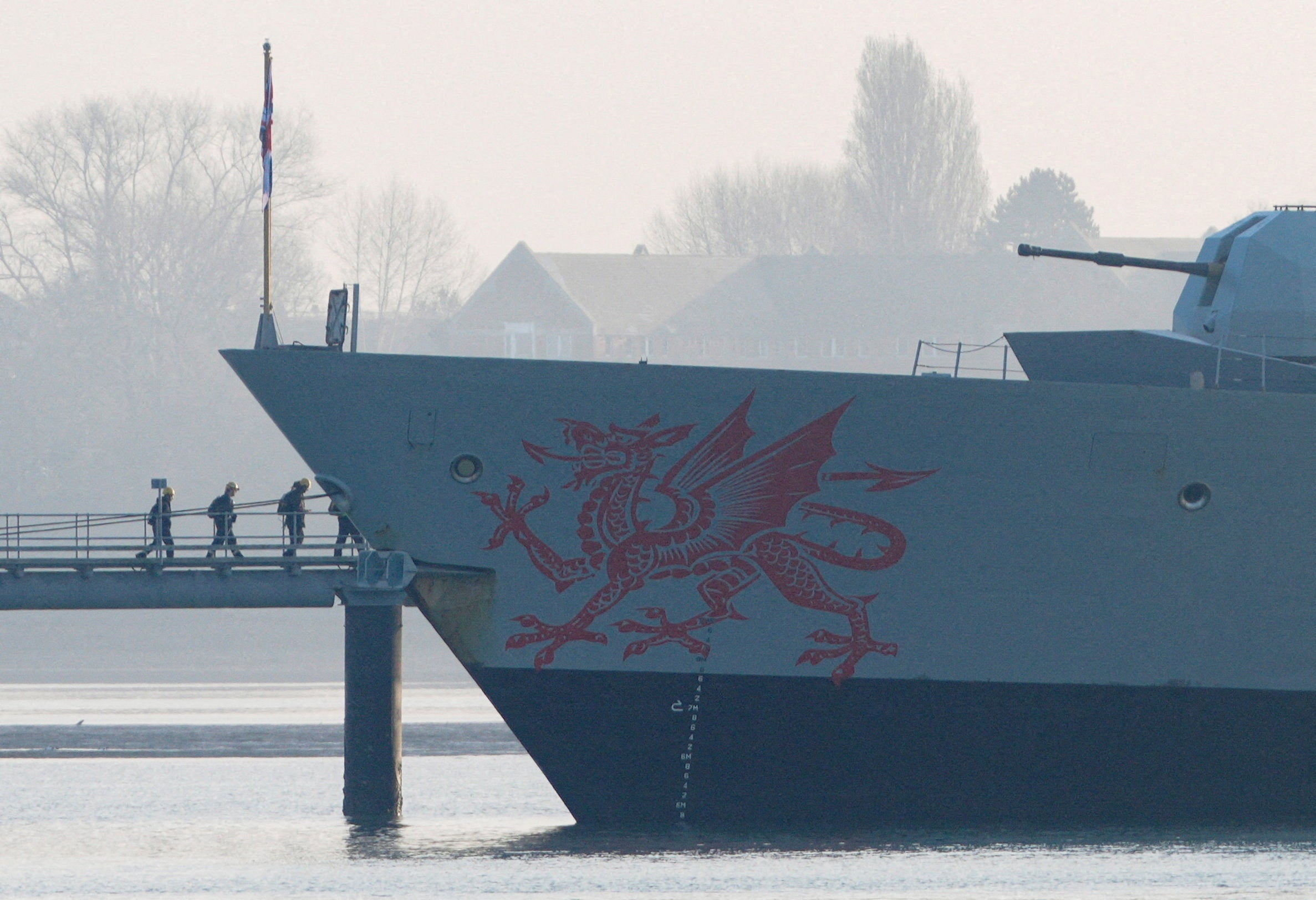 The HMS Dragon has been deployed to the Middle East