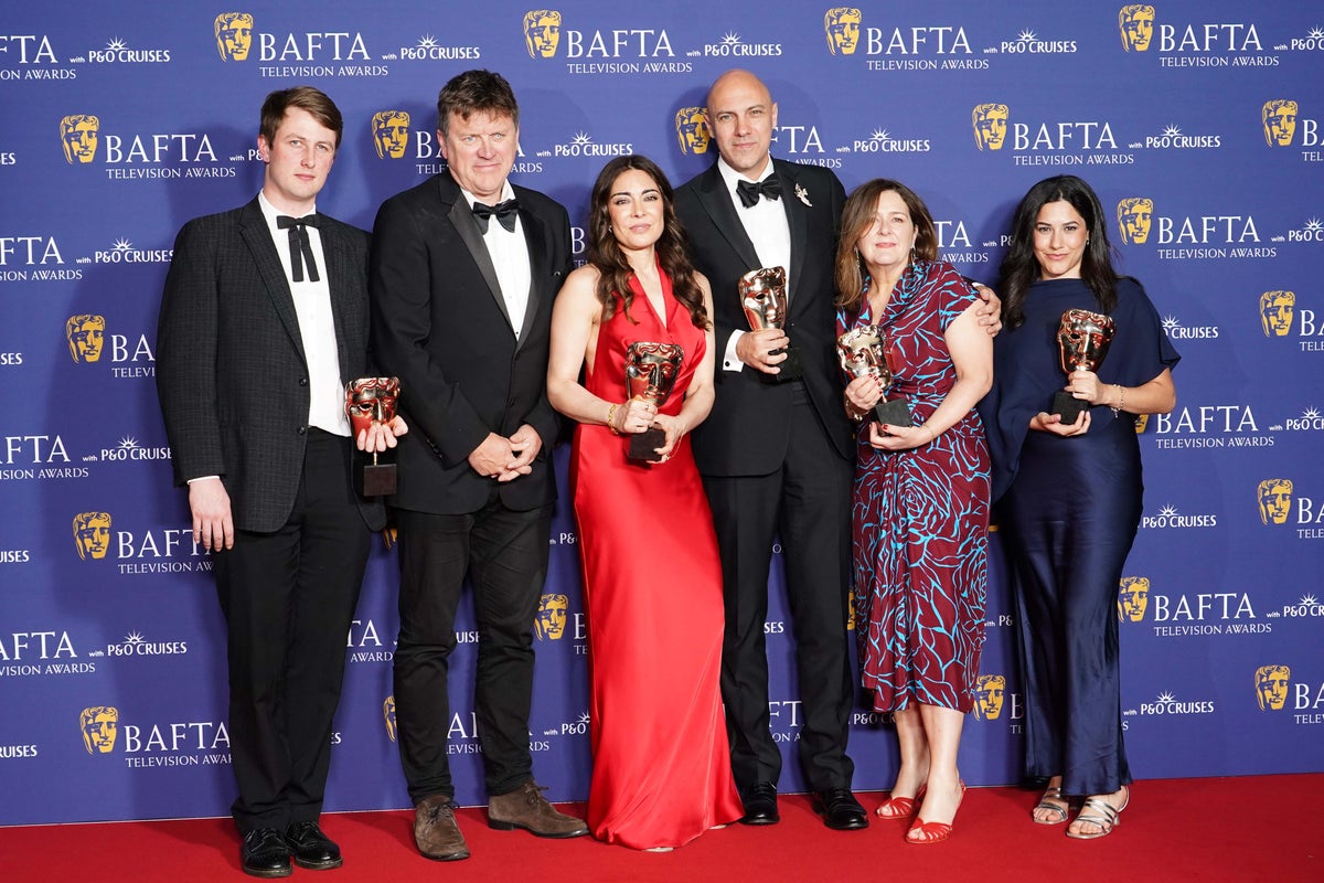 Gaza: Doctors Under Attack maker calls out BBC for shelving his film in Bafta acceptance speech