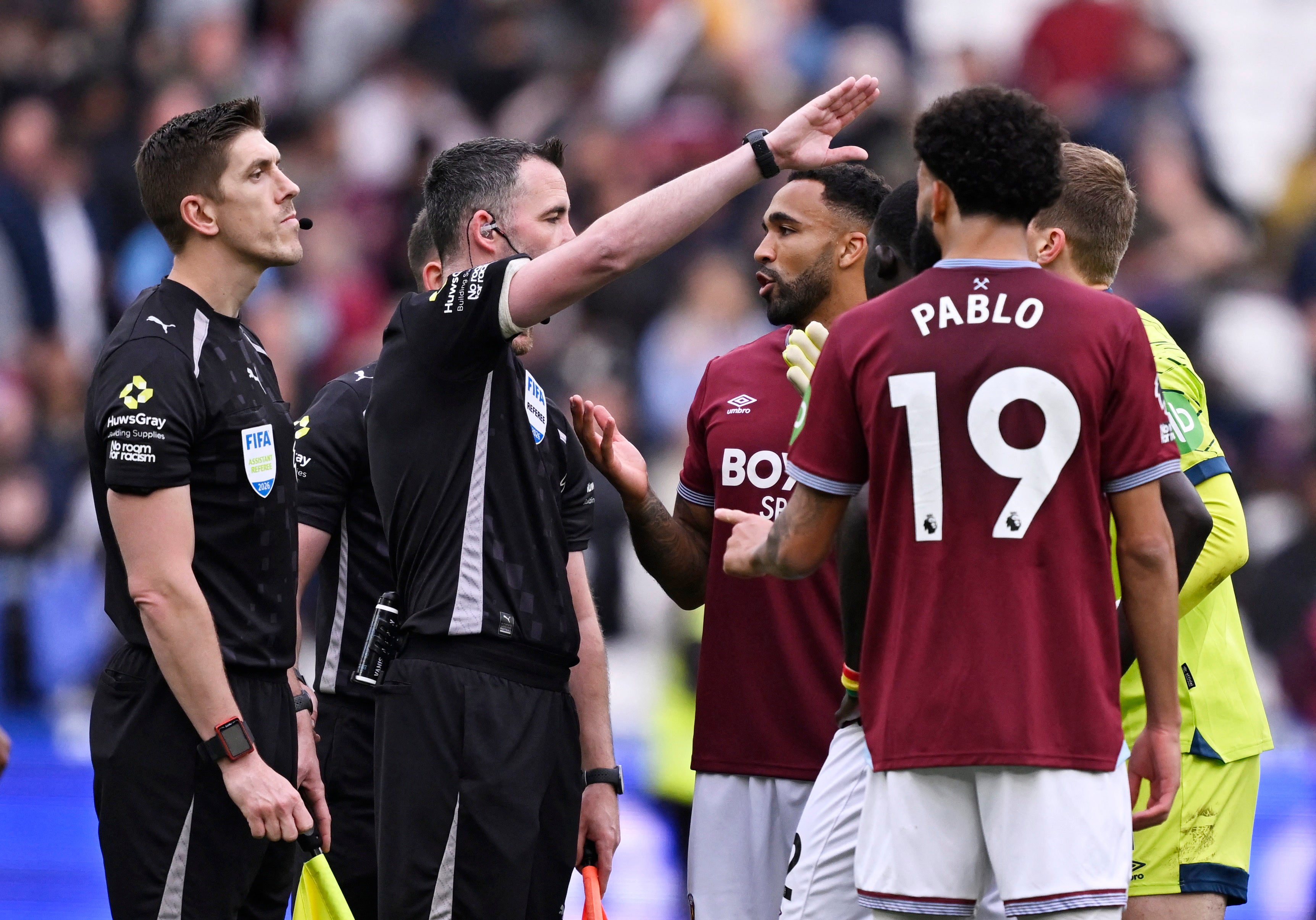 Chris Kavanagh ruled out West Ham's would-be equaliser against Arsenal