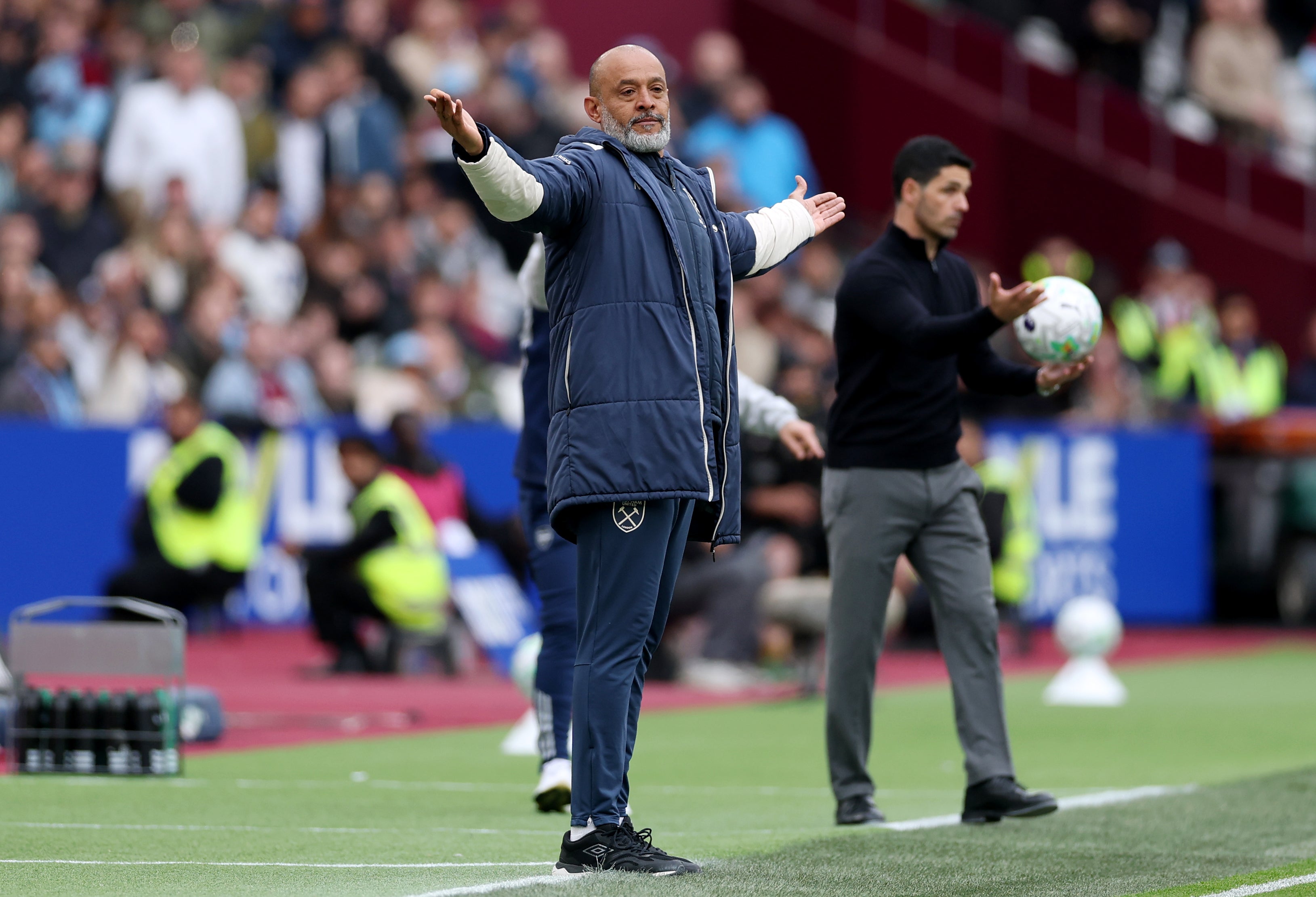 Nuno Espirito Santo was not happy after West Ham's defeat