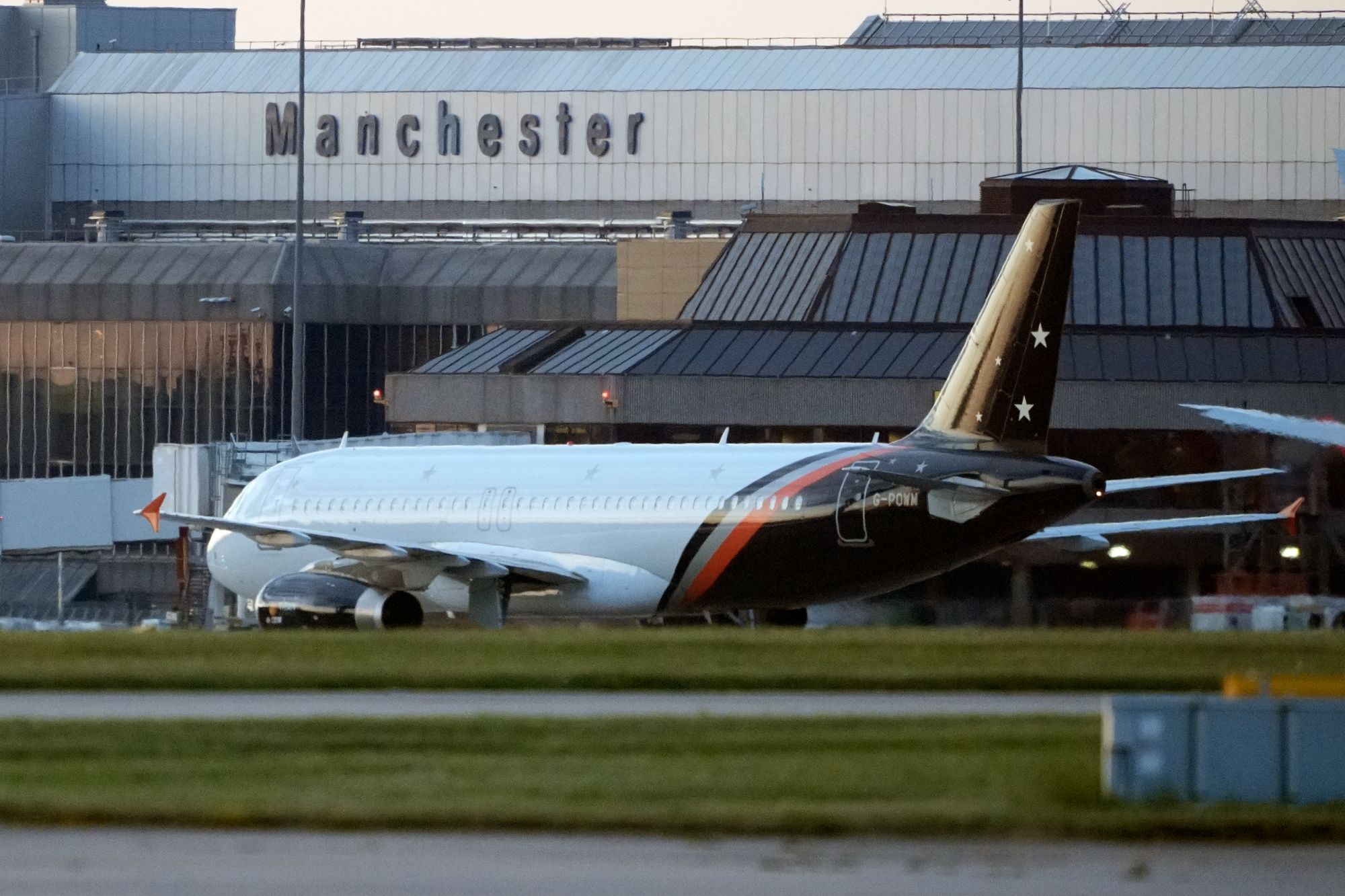 Manchester Airport was also targeted