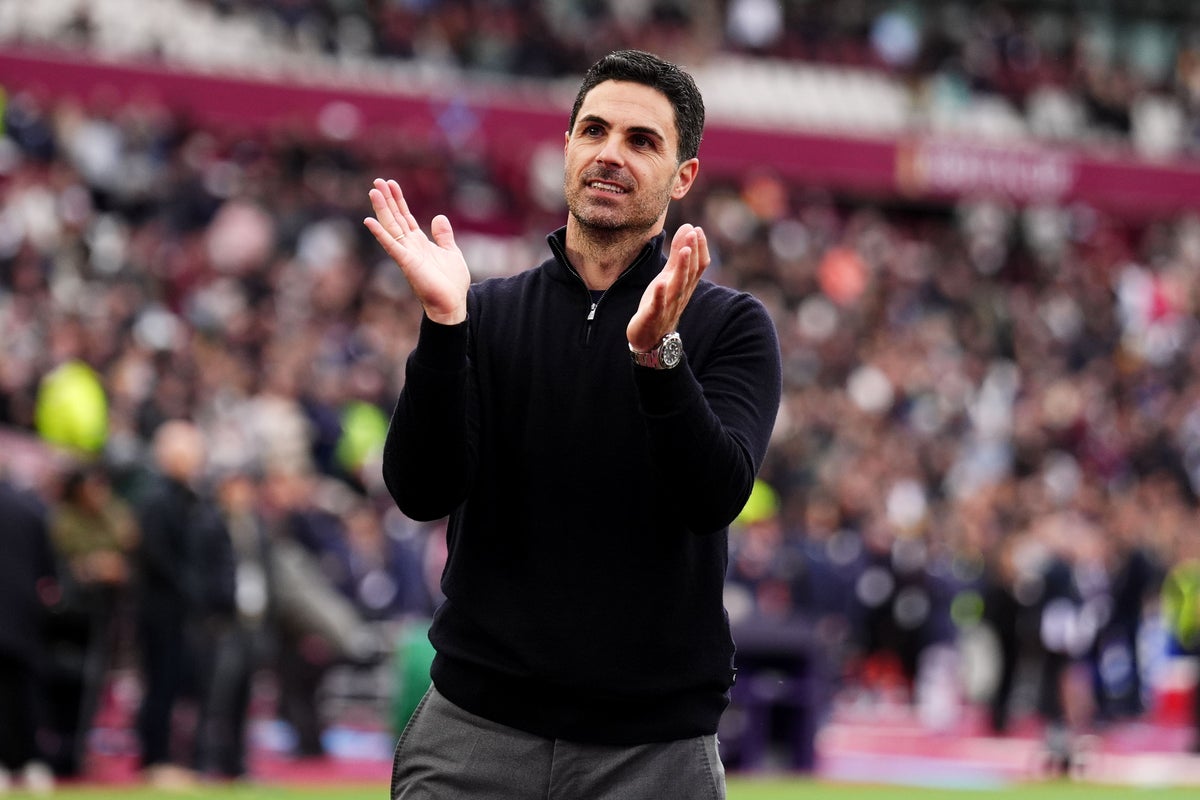 Arsenal’s Mikel Arteta applauds ‘brave’ officials after narrow win at West Ham