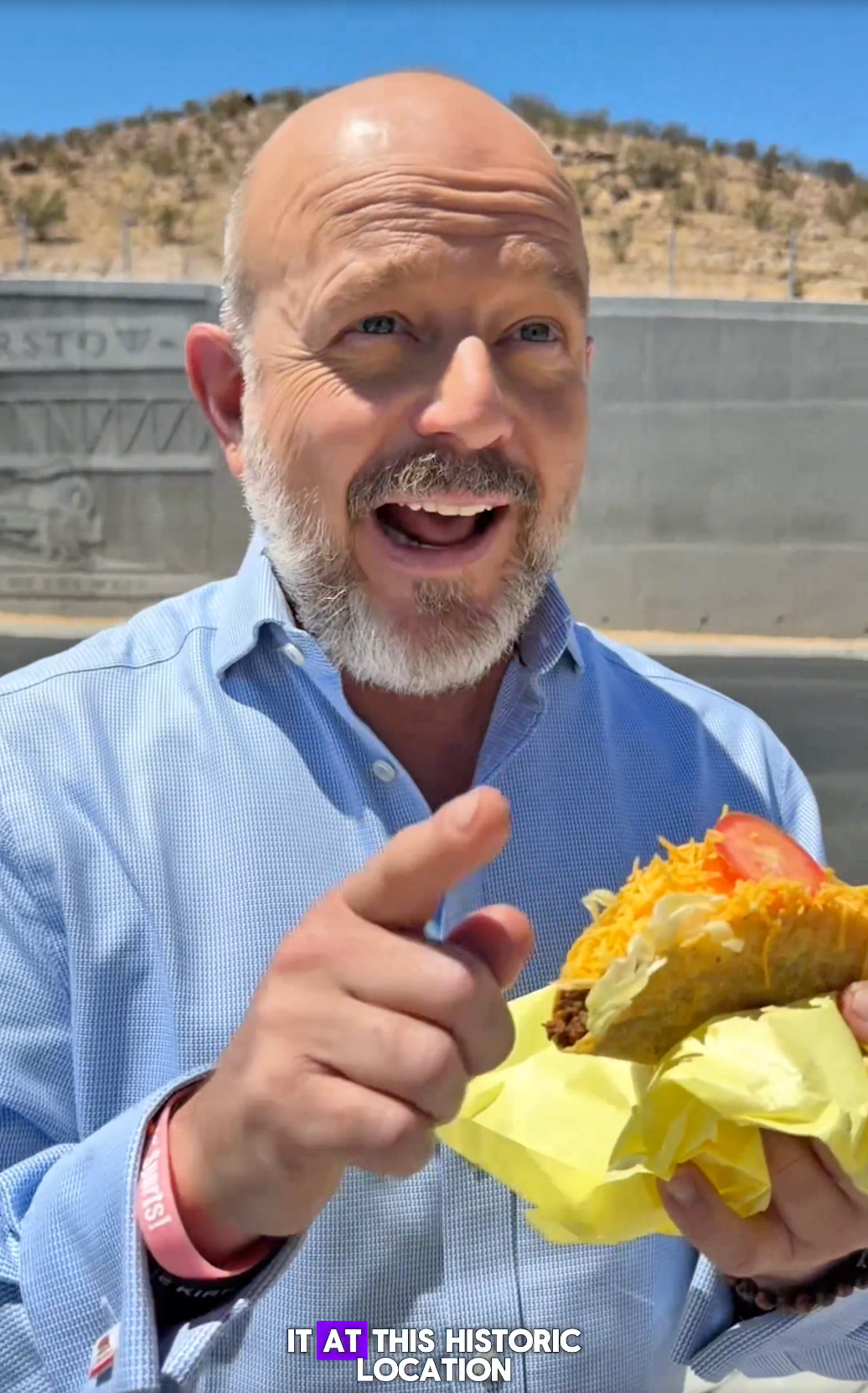 Steve Hilton, who is running in California's gubernatorial race as a Republican, was roasted online for his post about a 'street taco' from a fast food chain