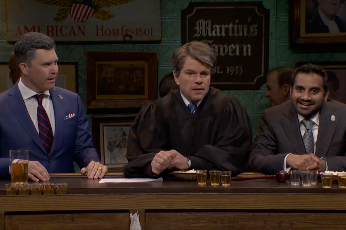 Matt Damon’s Brett Kavanaugh reveals how Trump will serve a third term in boozy SNL cold open – UK Times Matt Damon’s Brett Kavanaugh reveals how Trump will serve a third term in boozy SNL cold open – UK Times