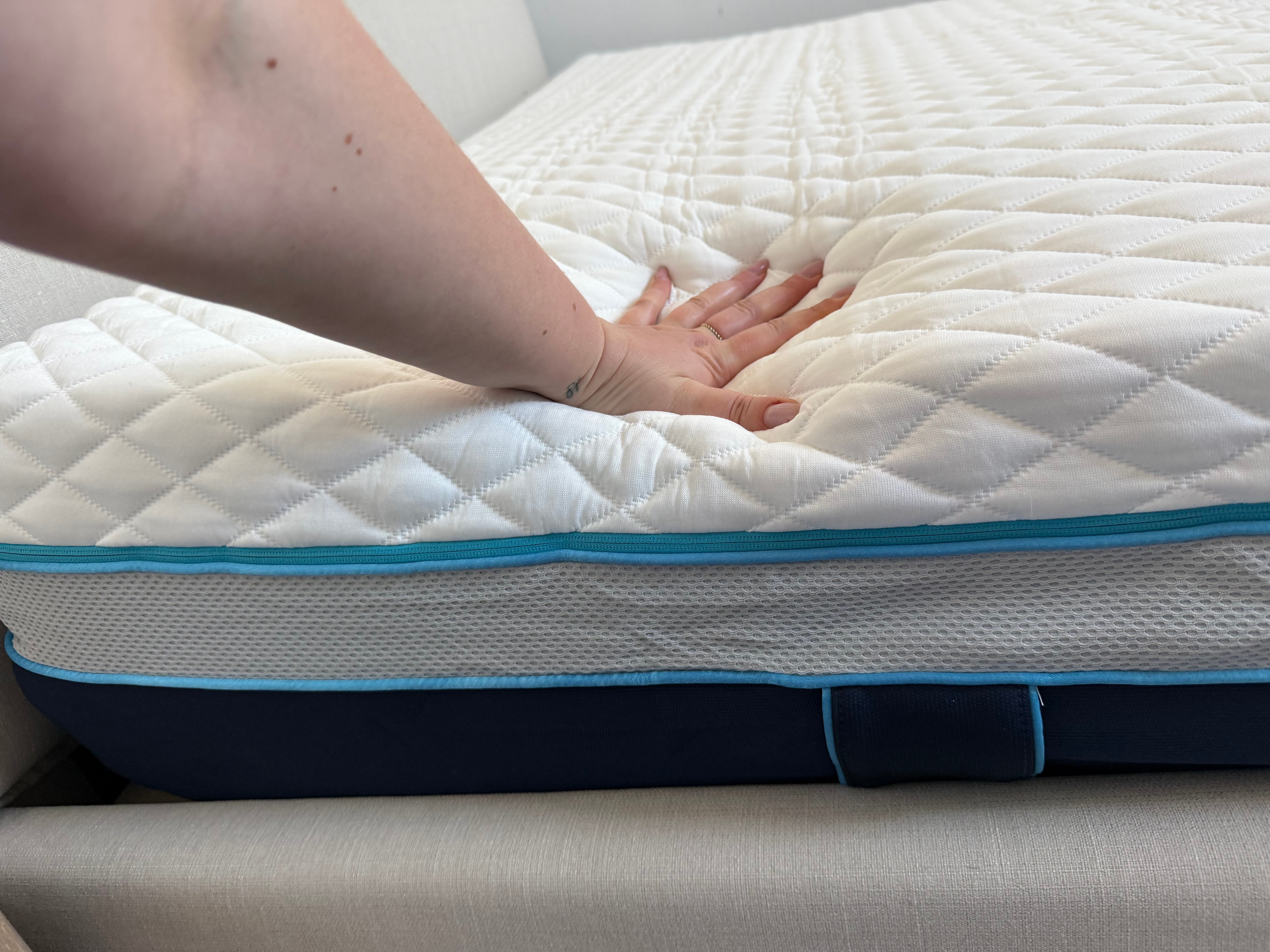 It’s incredibly thick and delivers great support (Lucy Smith/The Independent)
