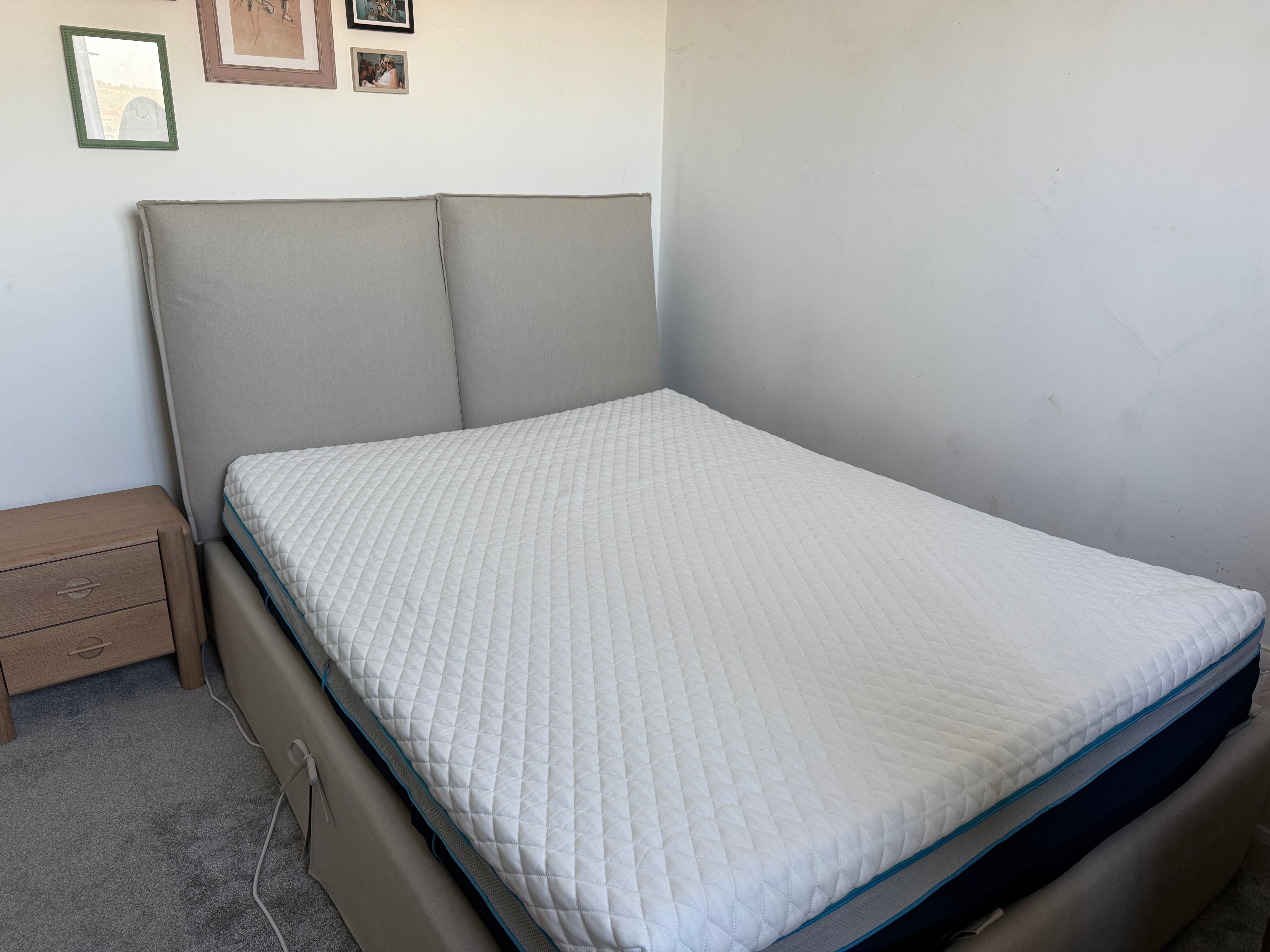 This mattress has 11 layers and more than 5,000 springs (Lucy Smith/The Independent)