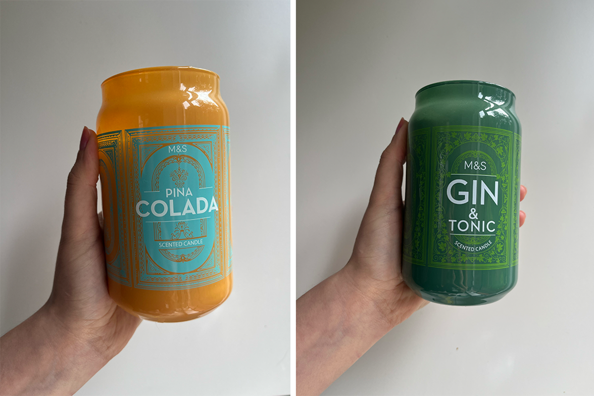 These M&S candles look just like its famous cocktail cans – but how do they smell?