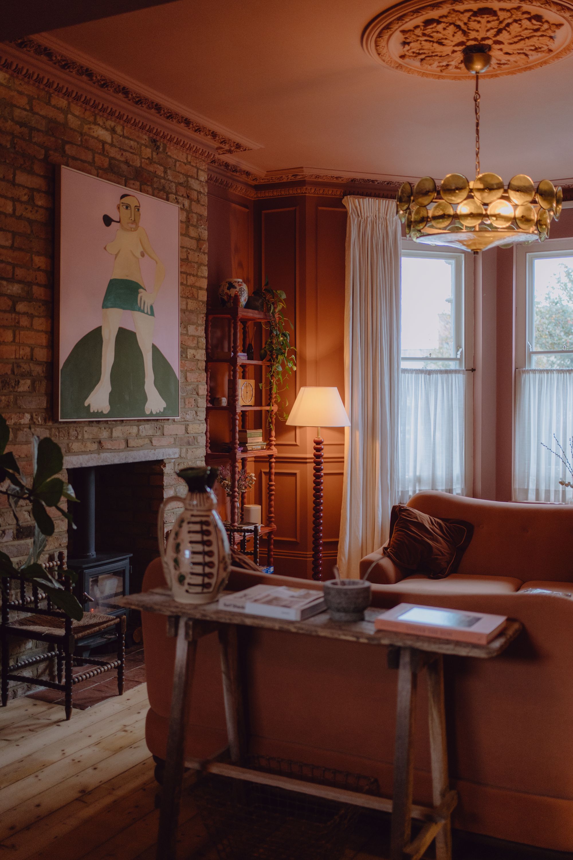 The lounge-cum-reception area has comfy sofas to relax in