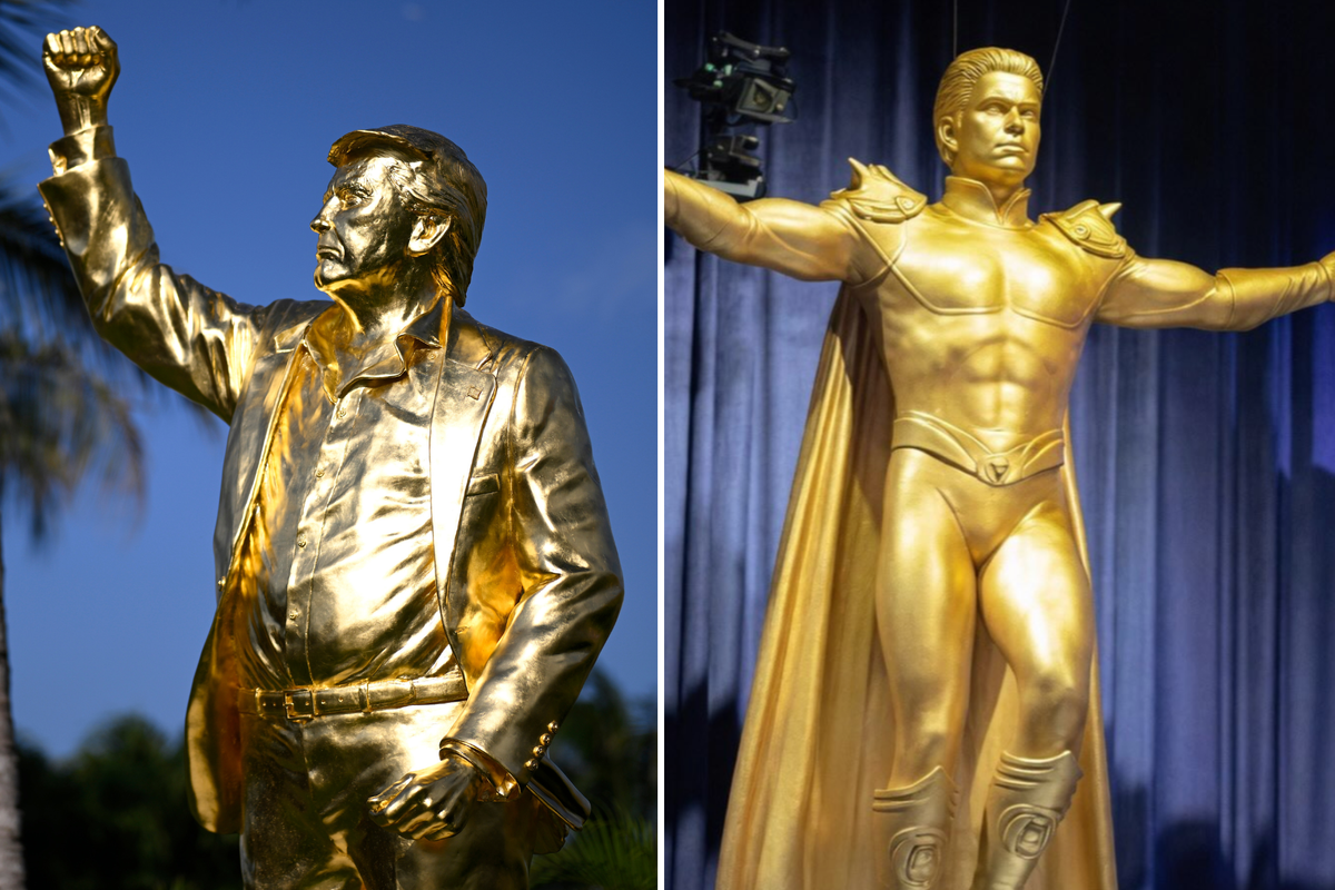 The Boys creator reacts to real-life gold Trump statue that mirrors scene from the show – UK Times The Boys creator reacts to real-life gold Trump statue that mirrors scene from the show – UK Times