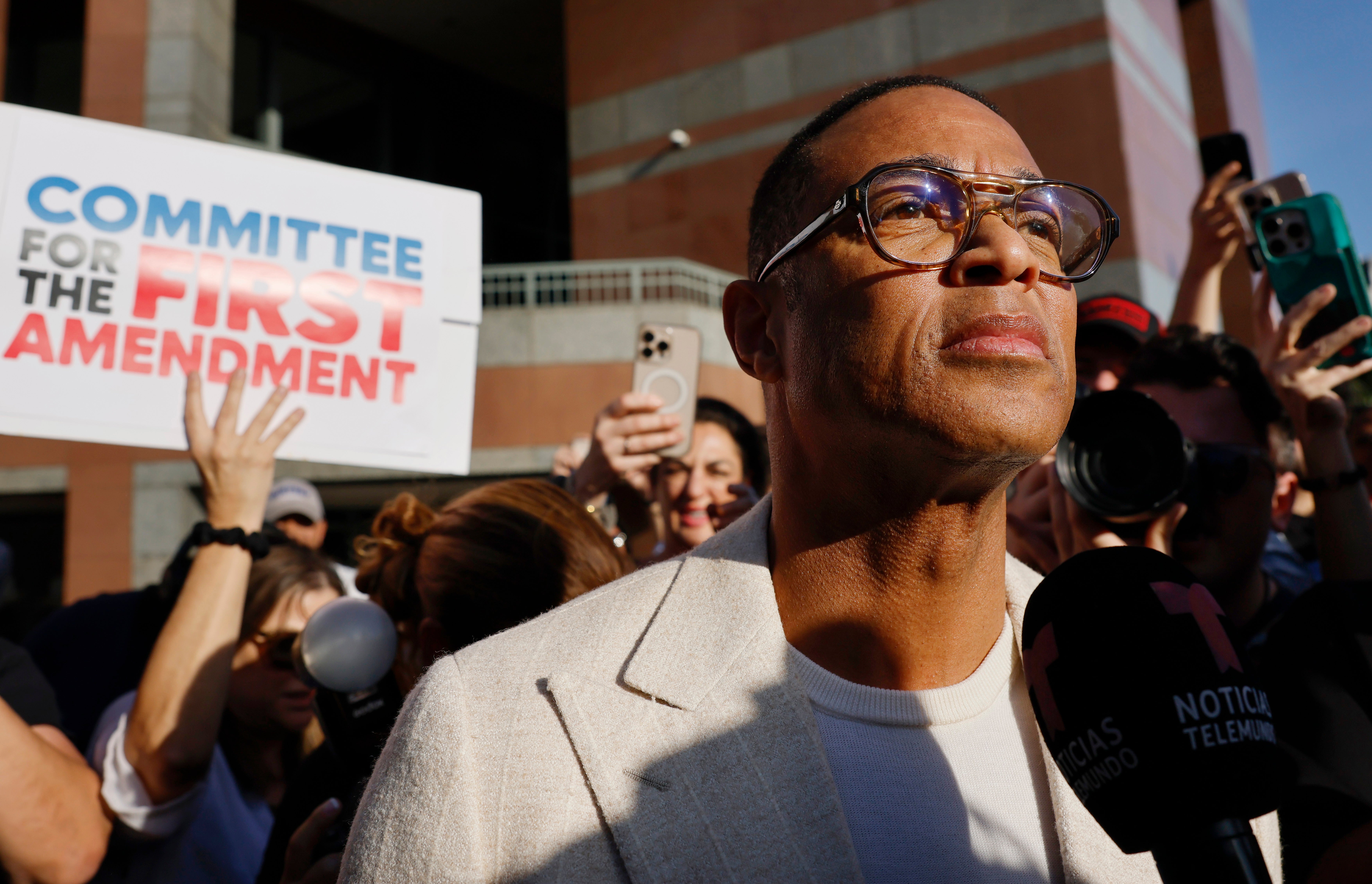 Federal prosecutors have charged 90 people with felonies within the first four months of 2026, about half as many as a year earlier. These include allegations against journalist Don Lemon (pictured) who is charged in connection with a protest inside a Minneapolis church