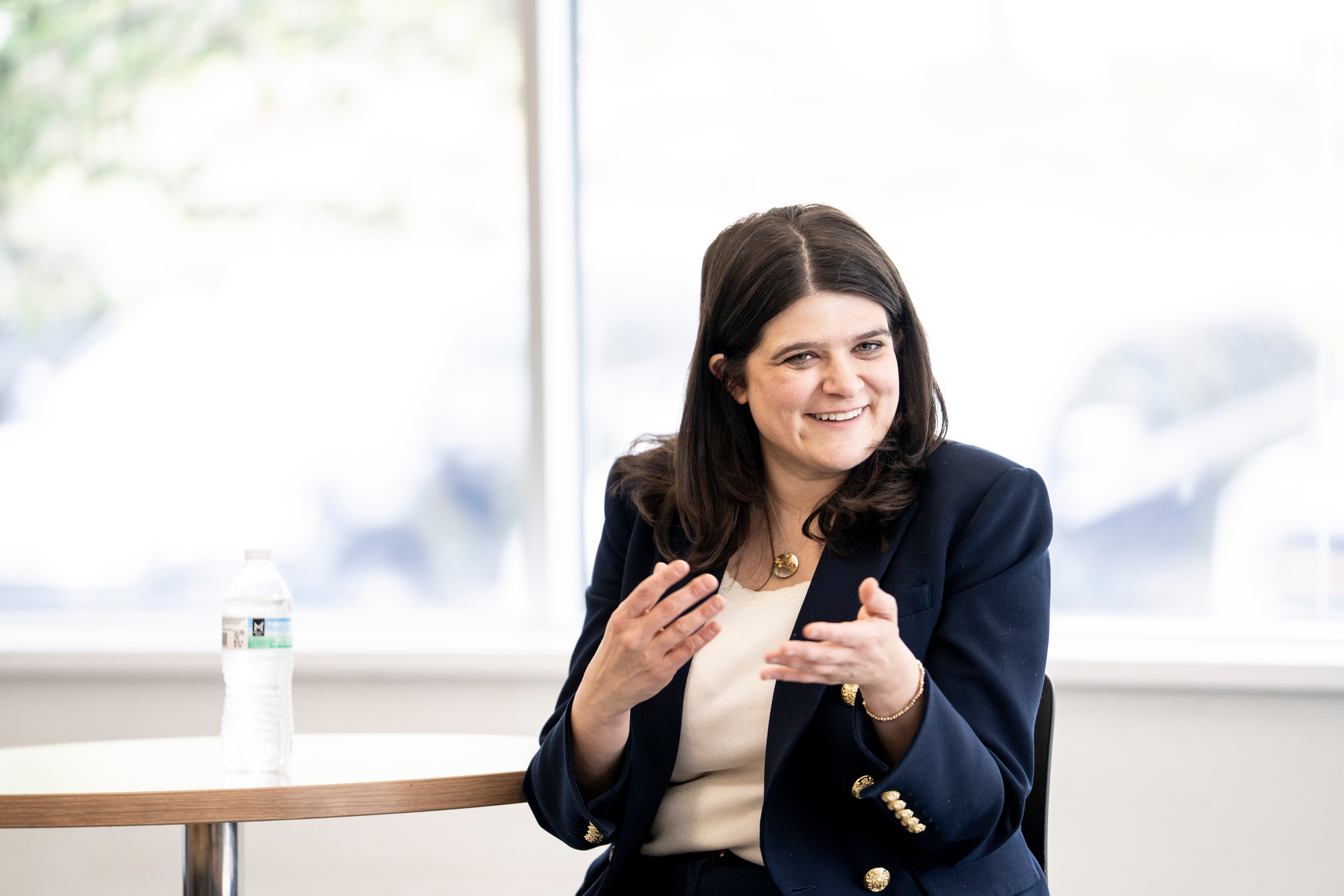 Haley Stevens is endorsed by Chuck Schumer as she seeks the Democratic nomination for Senate in Michigan