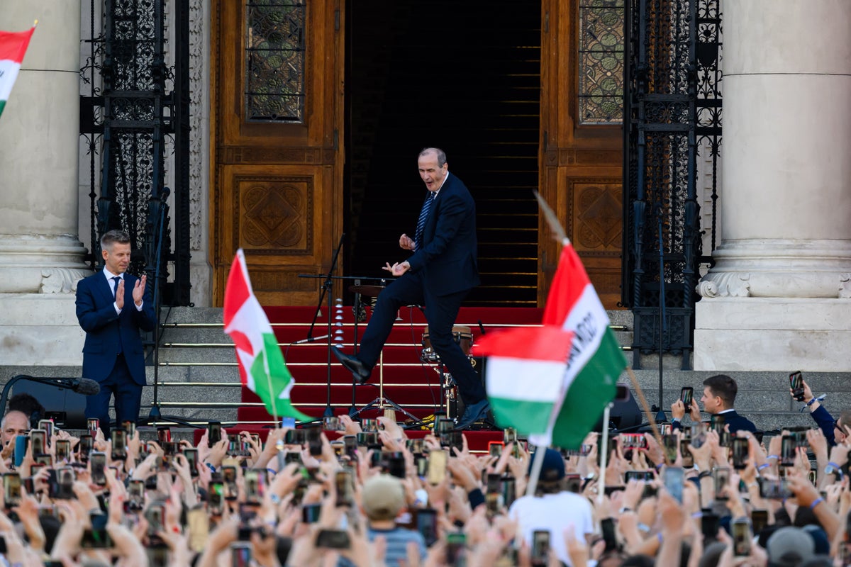 Hungary’s new health minister recreates viral dance performance after Peter Magyar’s swearing-in