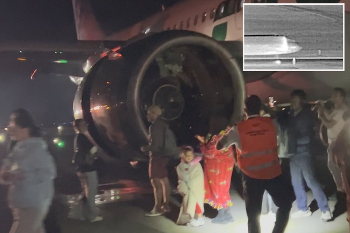 Thermal-imaging footage shows moment person hit by plane on Denver runway – UK Times Thermal-imaging footage shows moment person hit by plane on Denver runway – UK Times