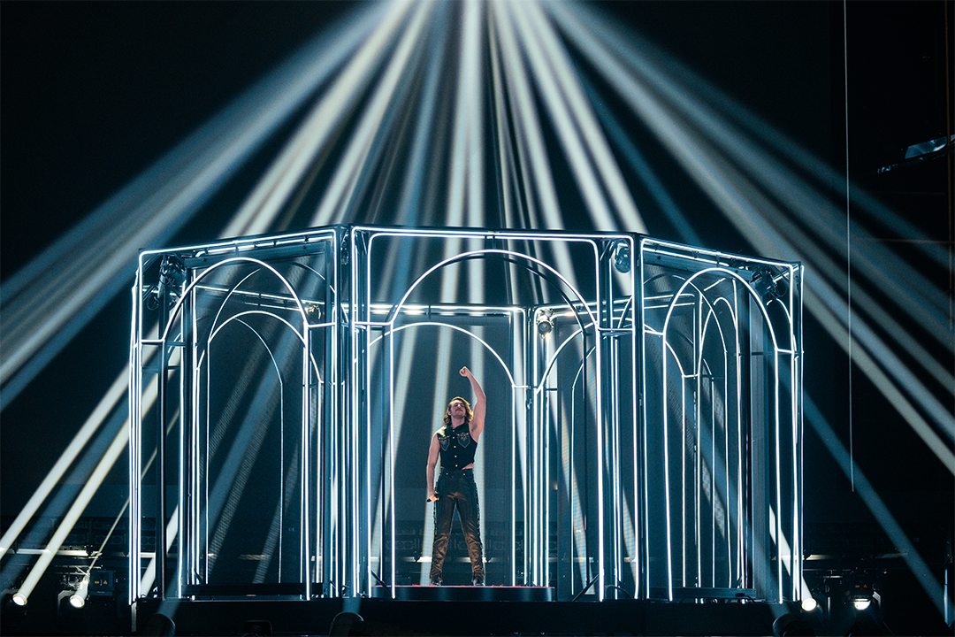 The set is completely new to the Eurovision stage