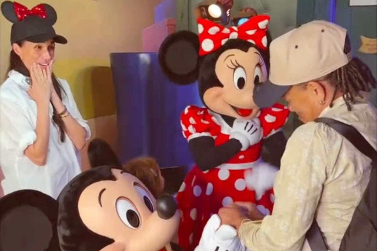 Meghan shares rare look at family Disneyland trip as Princess Lilibet hugs Minnie Mouse