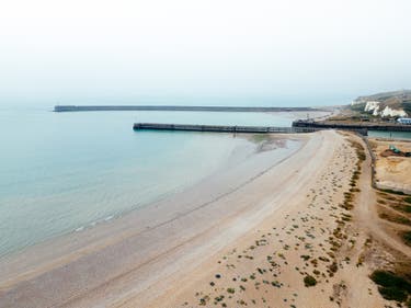 <p>Newhaven West Beach was closed in 2008</p>