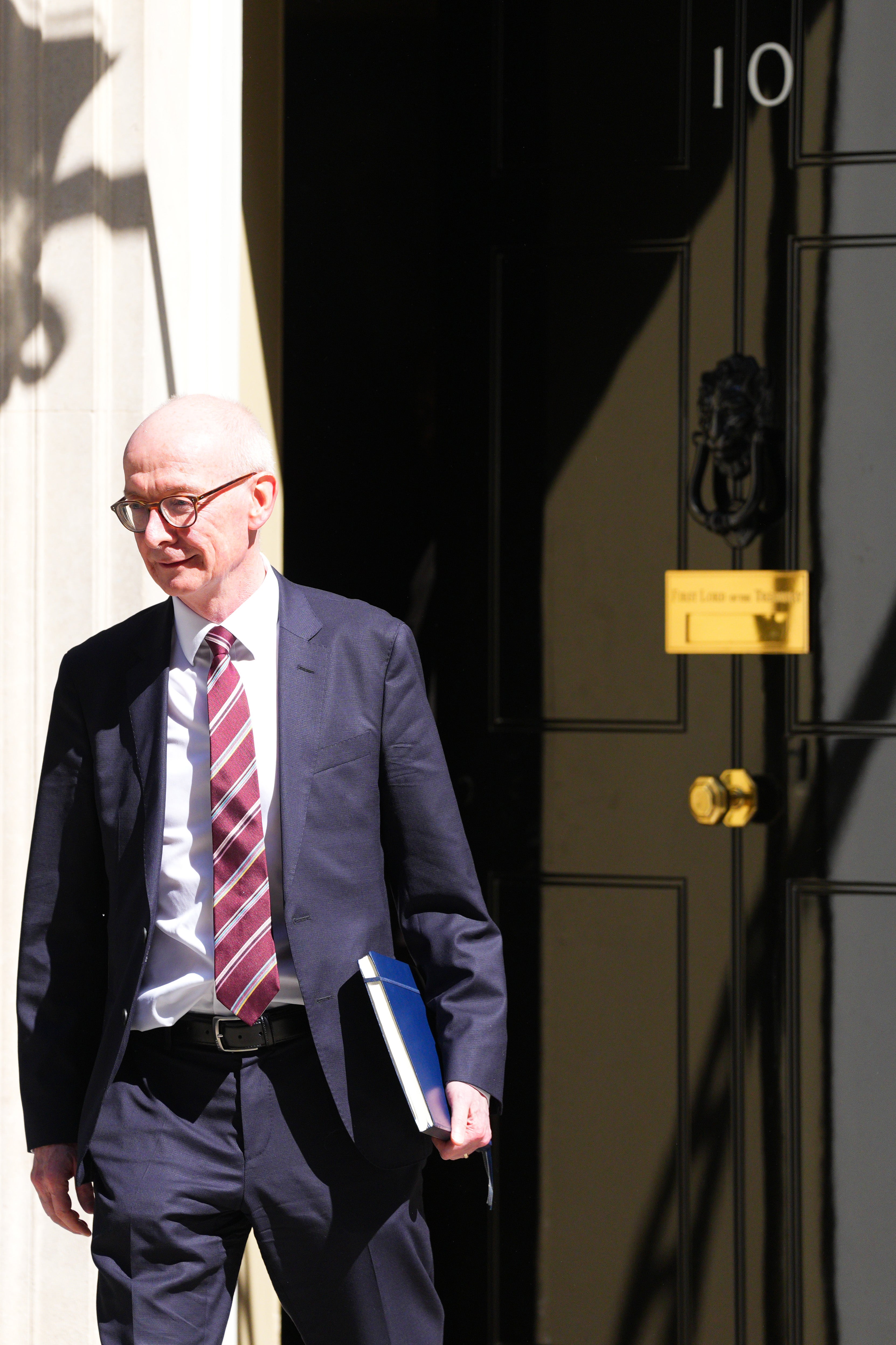 Pat McFadden outside No 10 this morning