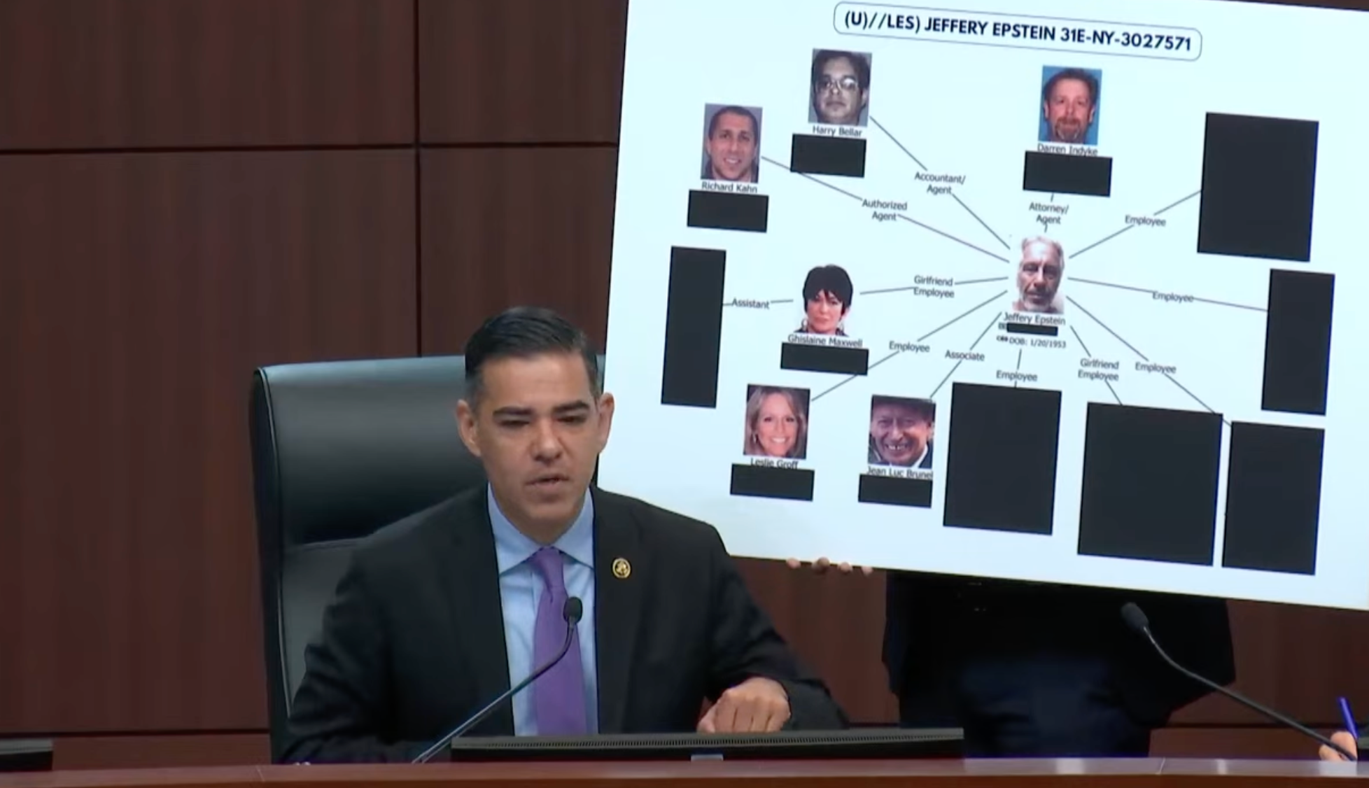 Rep. Robert Garcia, the committee’s top Democrat, has pressed for federal investigations into Epstein’s alleged co-conspirators while his committee continues to interview people connected to the sex offender