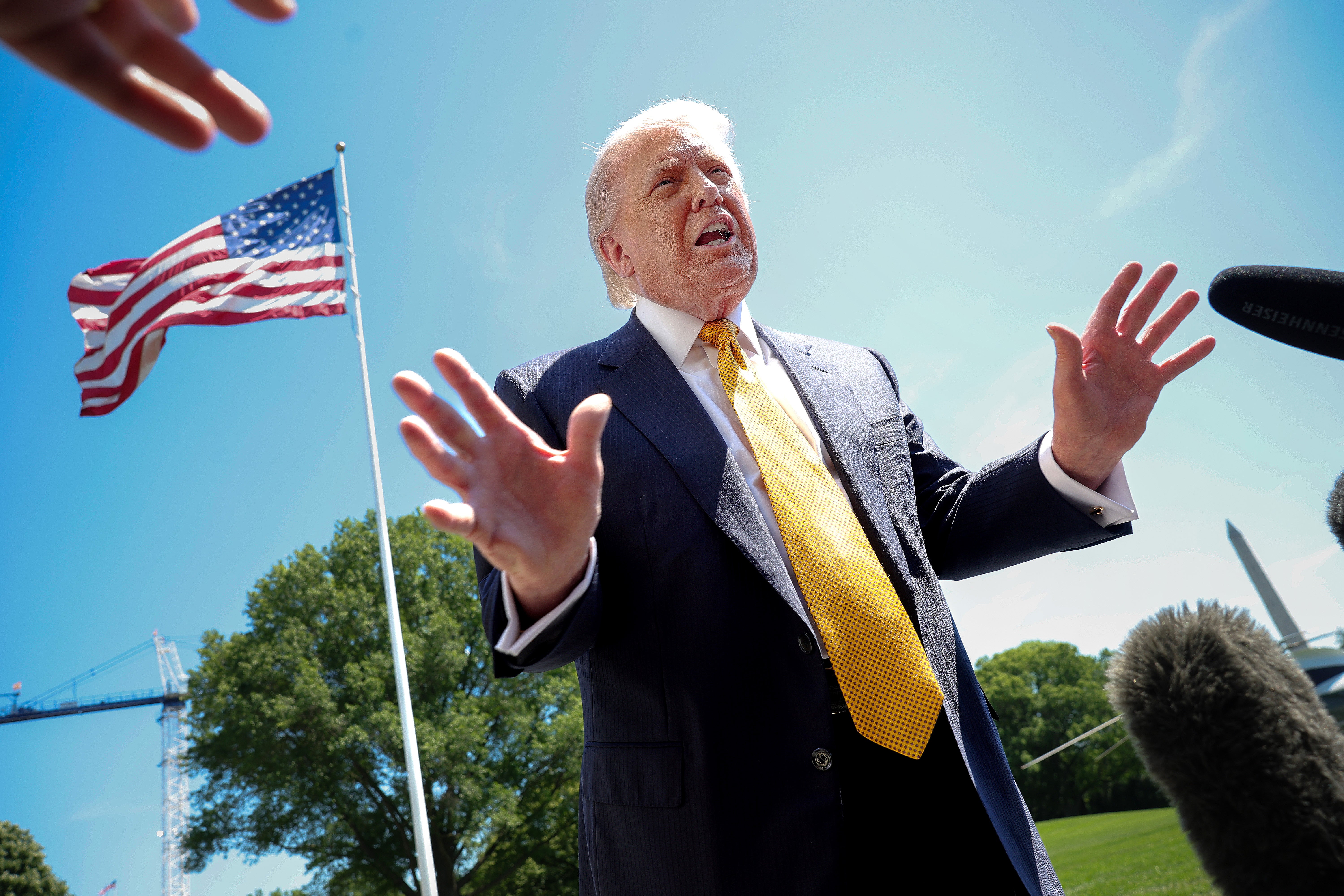 President Donald Trump said Tuesday he turns a deaf ear to concerns of average Americans about the cost of living becoming unaffordable due to his war in Iran