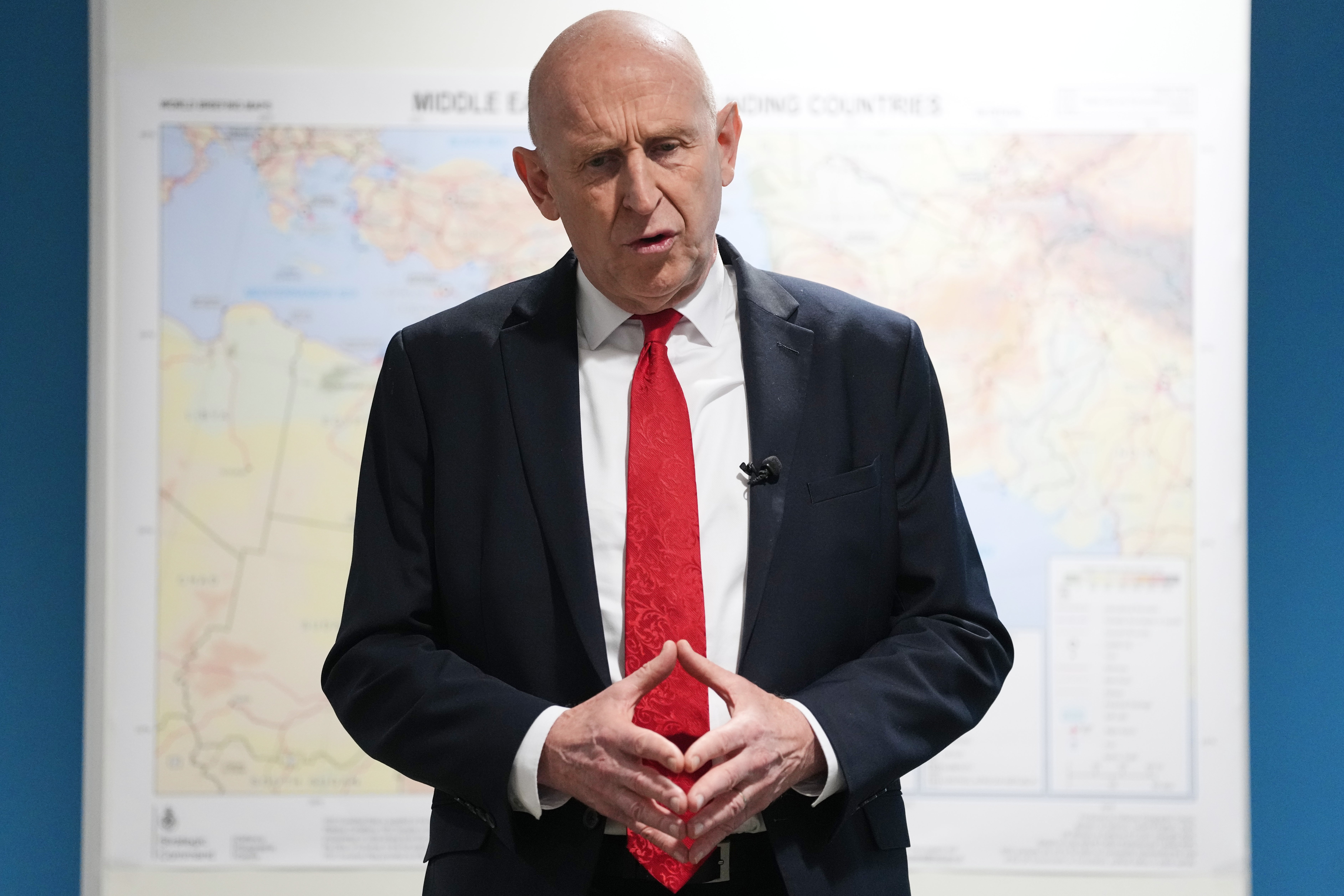 Defence secretary John Healey co-hosted a meeting with defence ministers on Monday and Tuesday