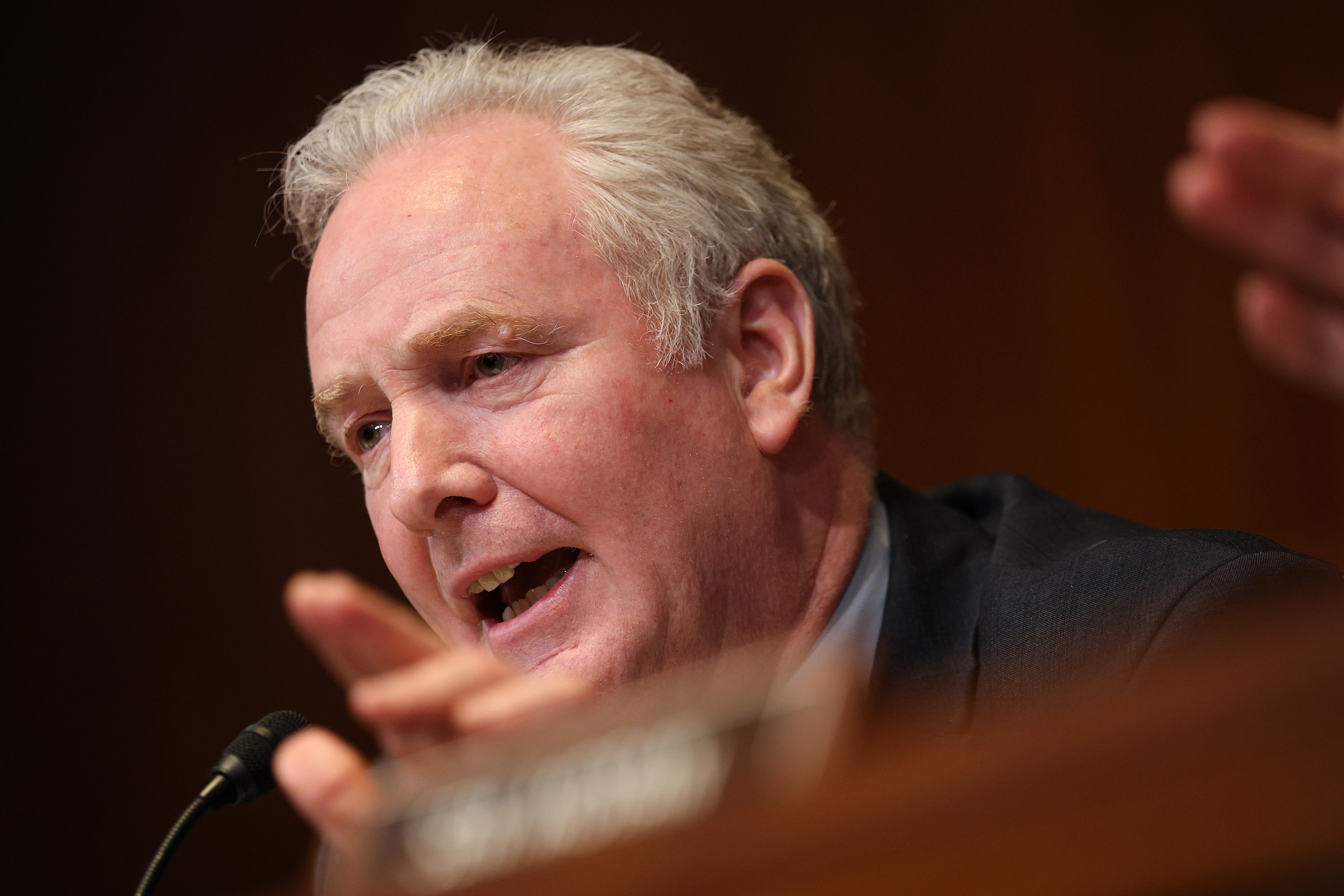 Kash Patel clashed with Sen. Chris Van Hollen over reports of his heavy drinking on Tuesday