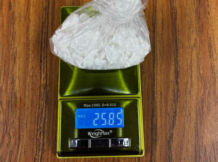 The cocaine allegedly confiscated from Hicks’ truck (pictured) weighed 25.85 grams, and the THC content of the vapes were found to be higher than the legal state limit of 0.3 percent, according to authorities