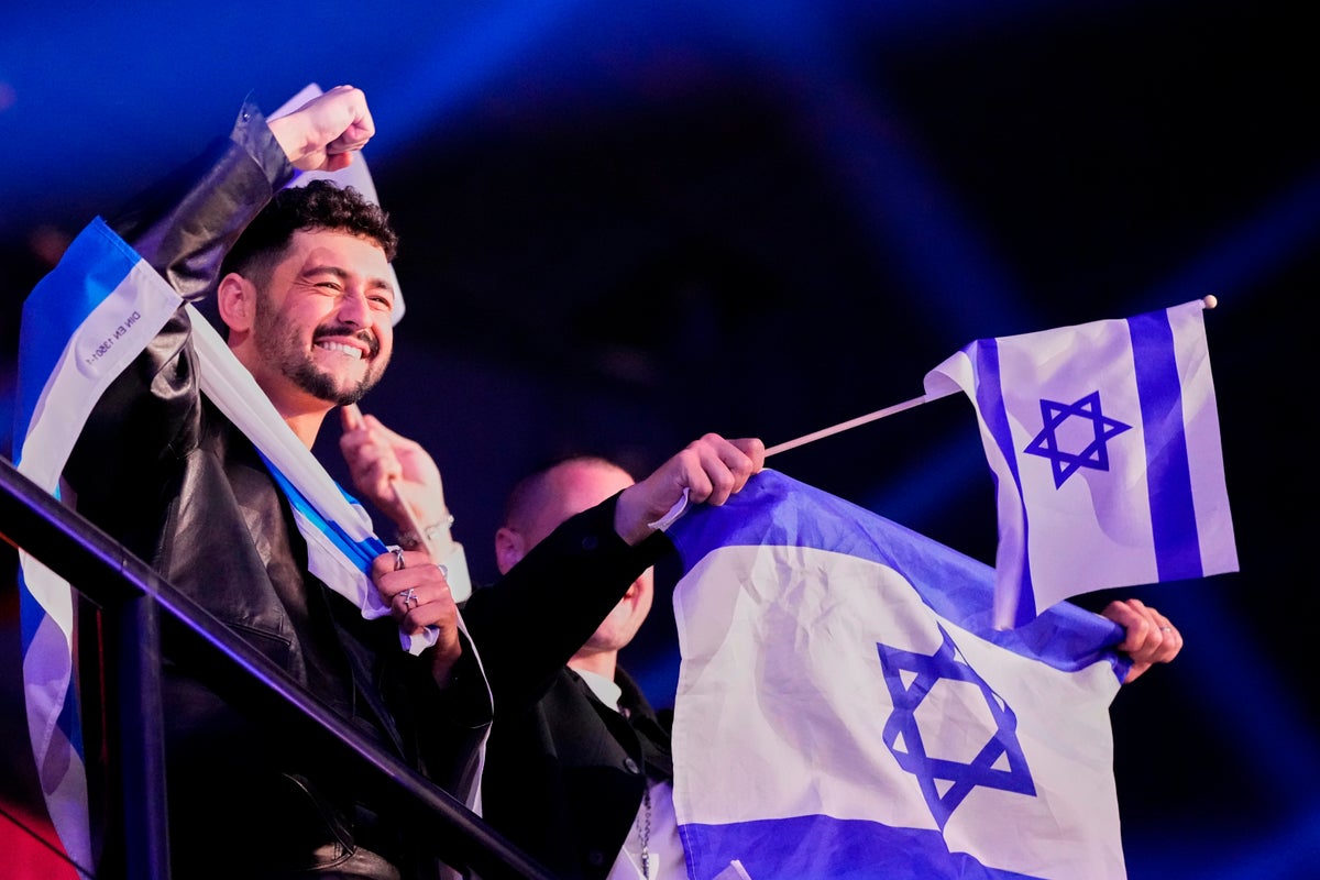 Israel’s Eurovision performance met with protests and heckles
